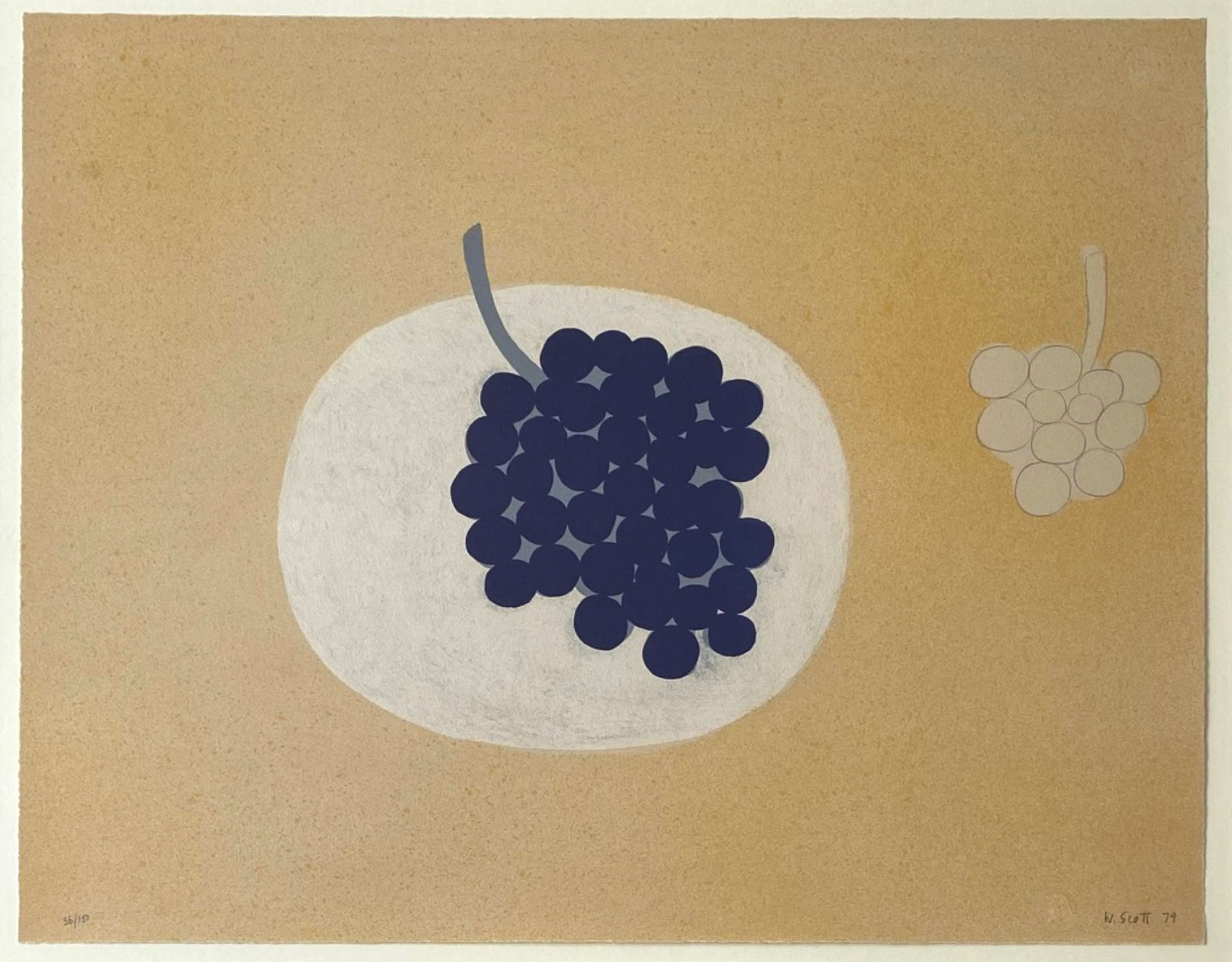 William Scott RA, Grapes, 1979
