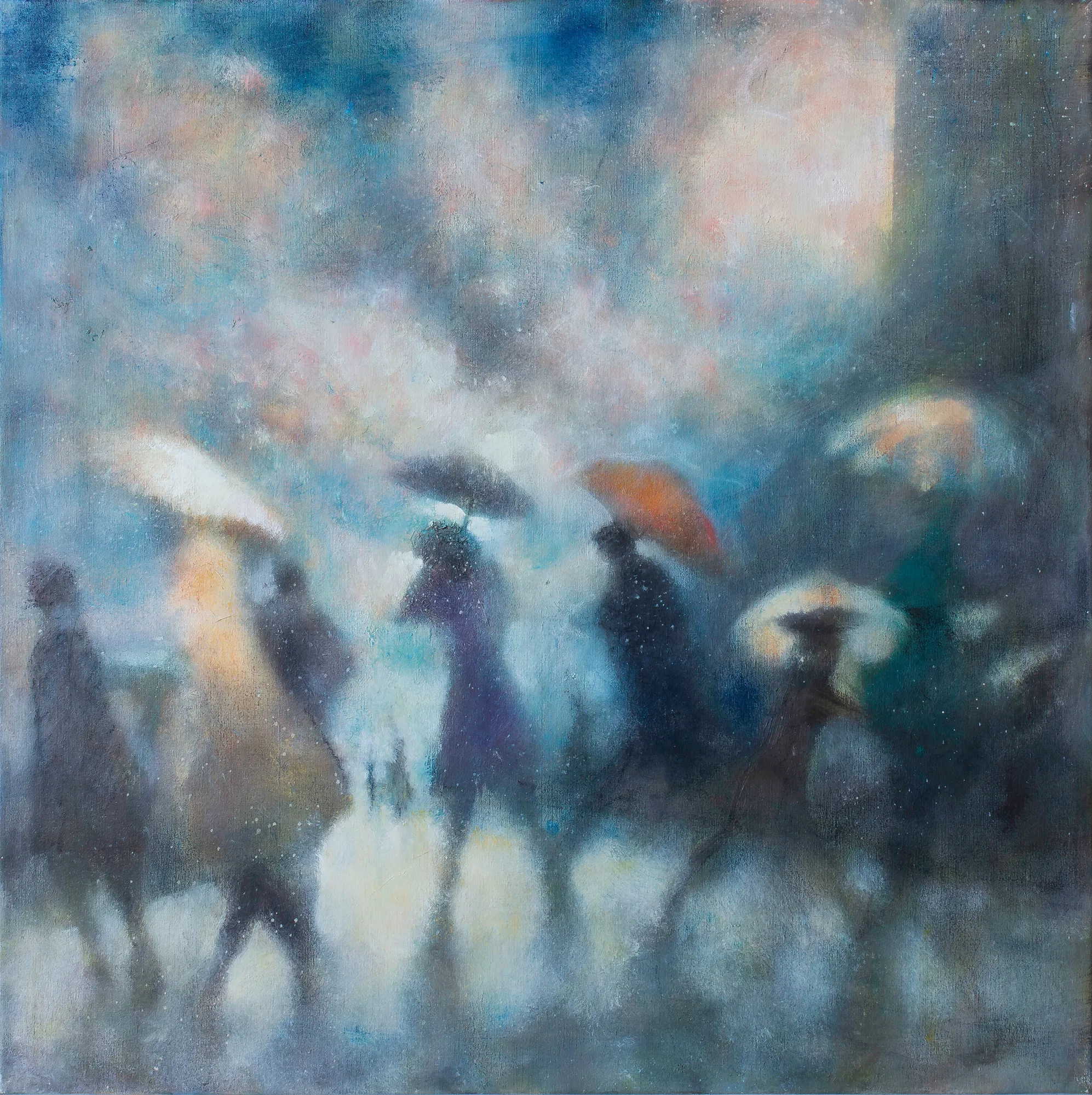 Bill Jacklin, Sun, Rain and Fog on the Bridge, 2019