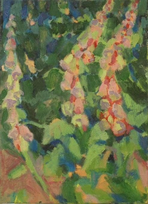 Caroline Cornelius, Hollyhocks, 2024