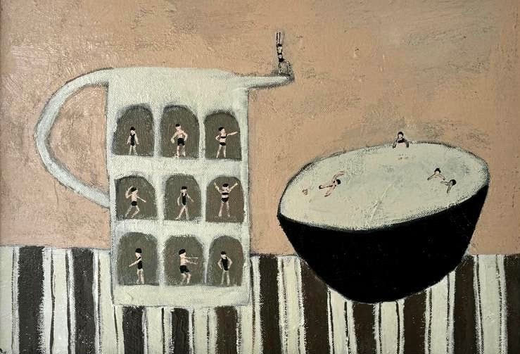 June Hughes, Waiting Their Turn, 2024