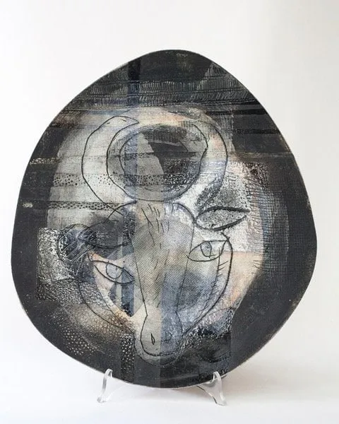 Alice Corbett & Lydia Corbett, Plate for a Minotaur