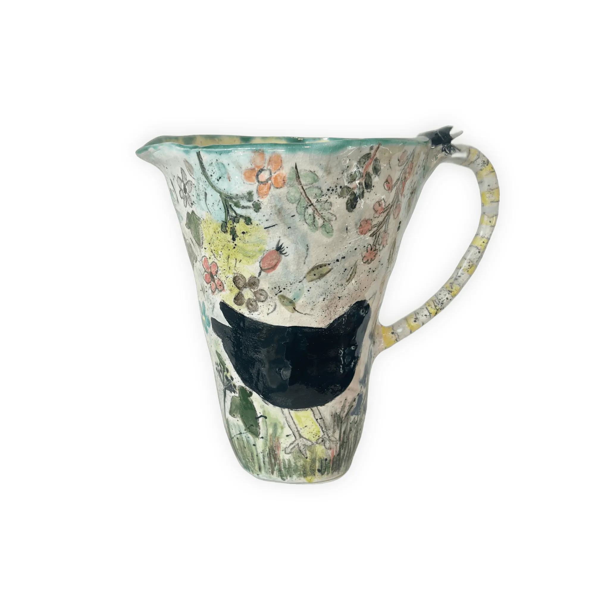 Amelia Tuttiett, Bertie Blackbird Jug, 2025