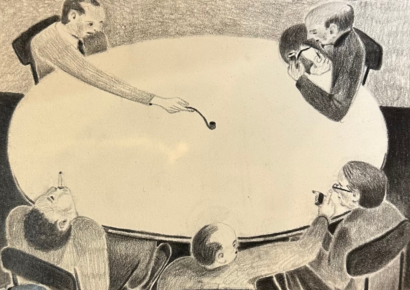 Oliver Hoffmeister, Smoking Club, 2024