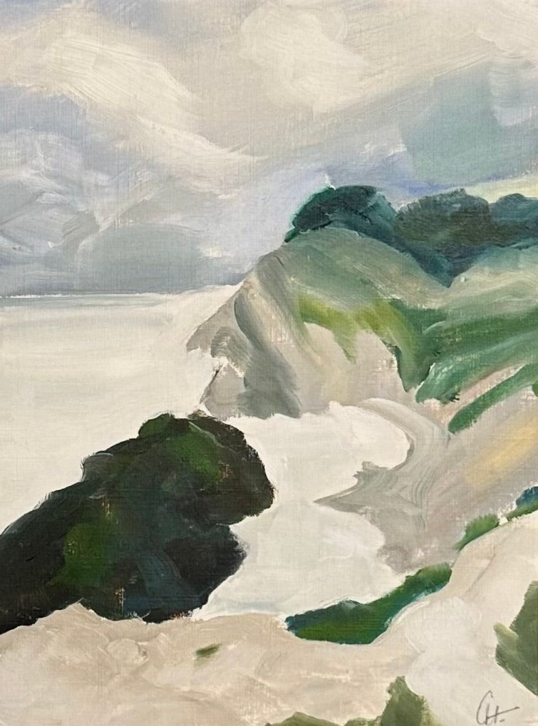 Claire Hankinson, Stair Hole, Jurassic Coast (Winter Light), 2024