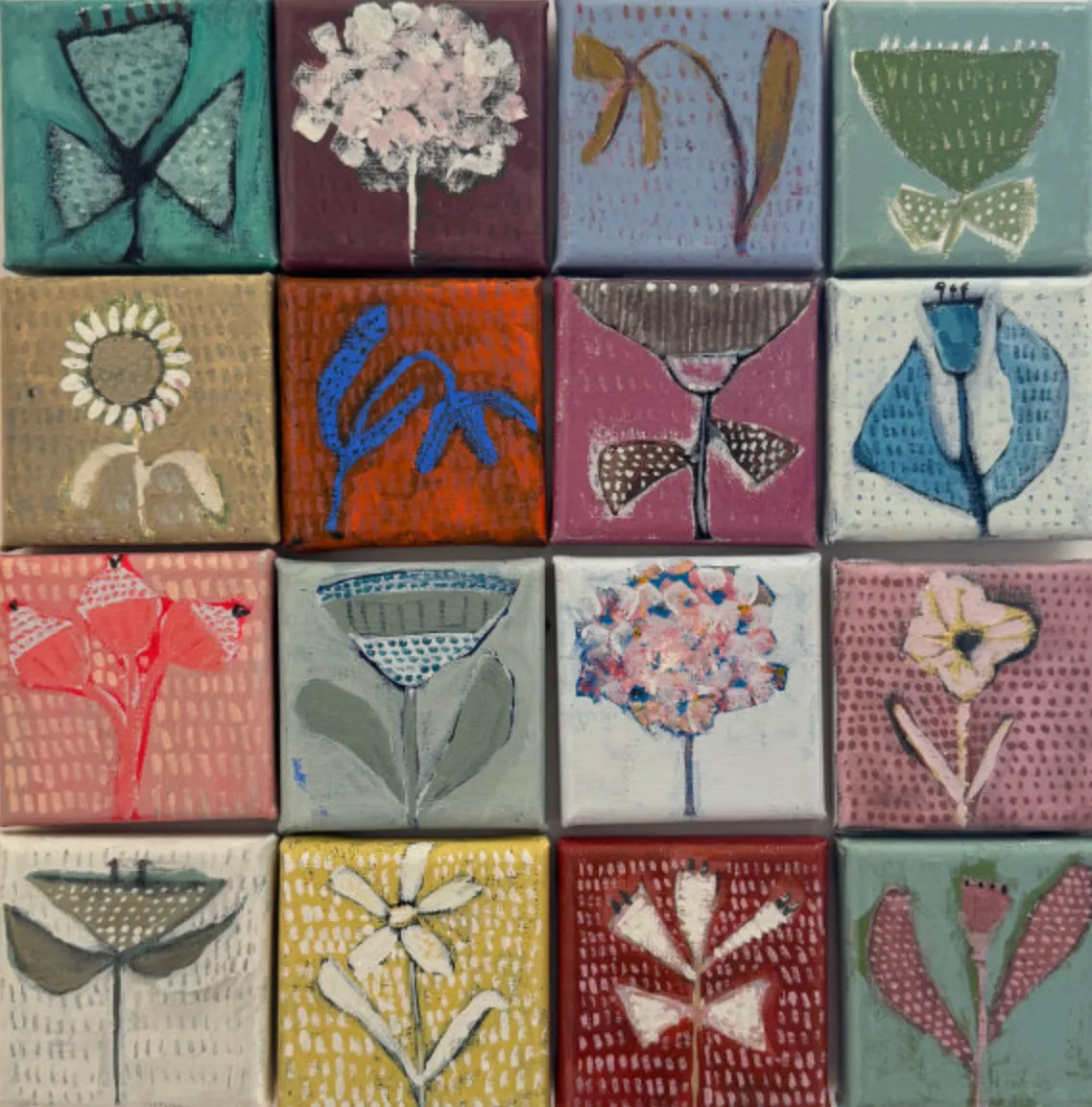 June Hughes, My Flower Garden, 2025