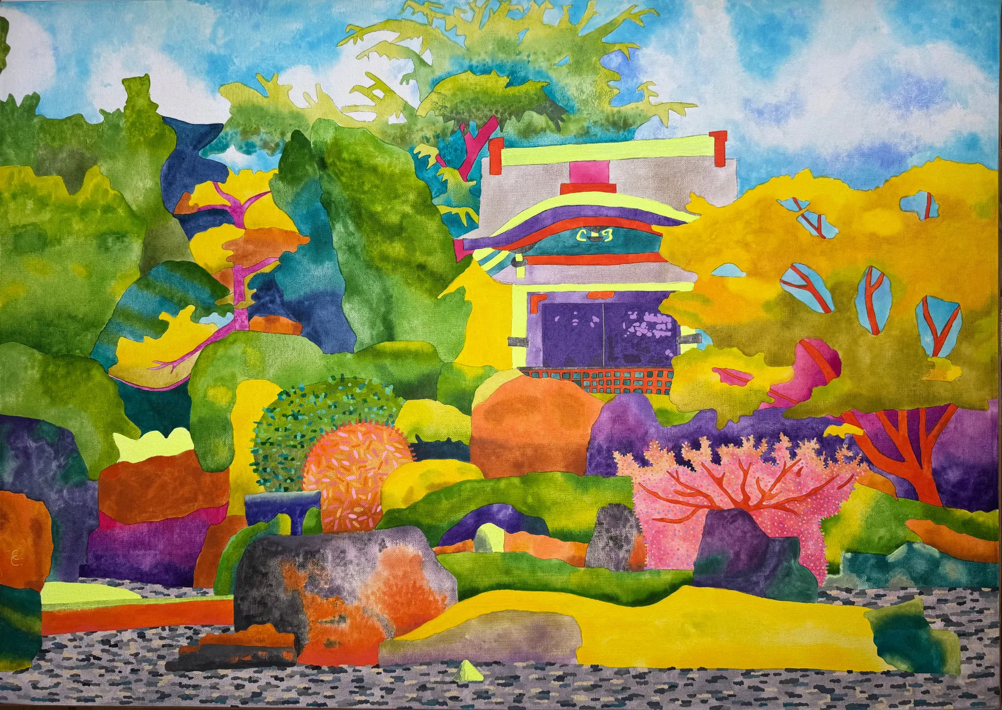 Cecilia Caulder, Japanese Landscape, Kew Gardens, 2025