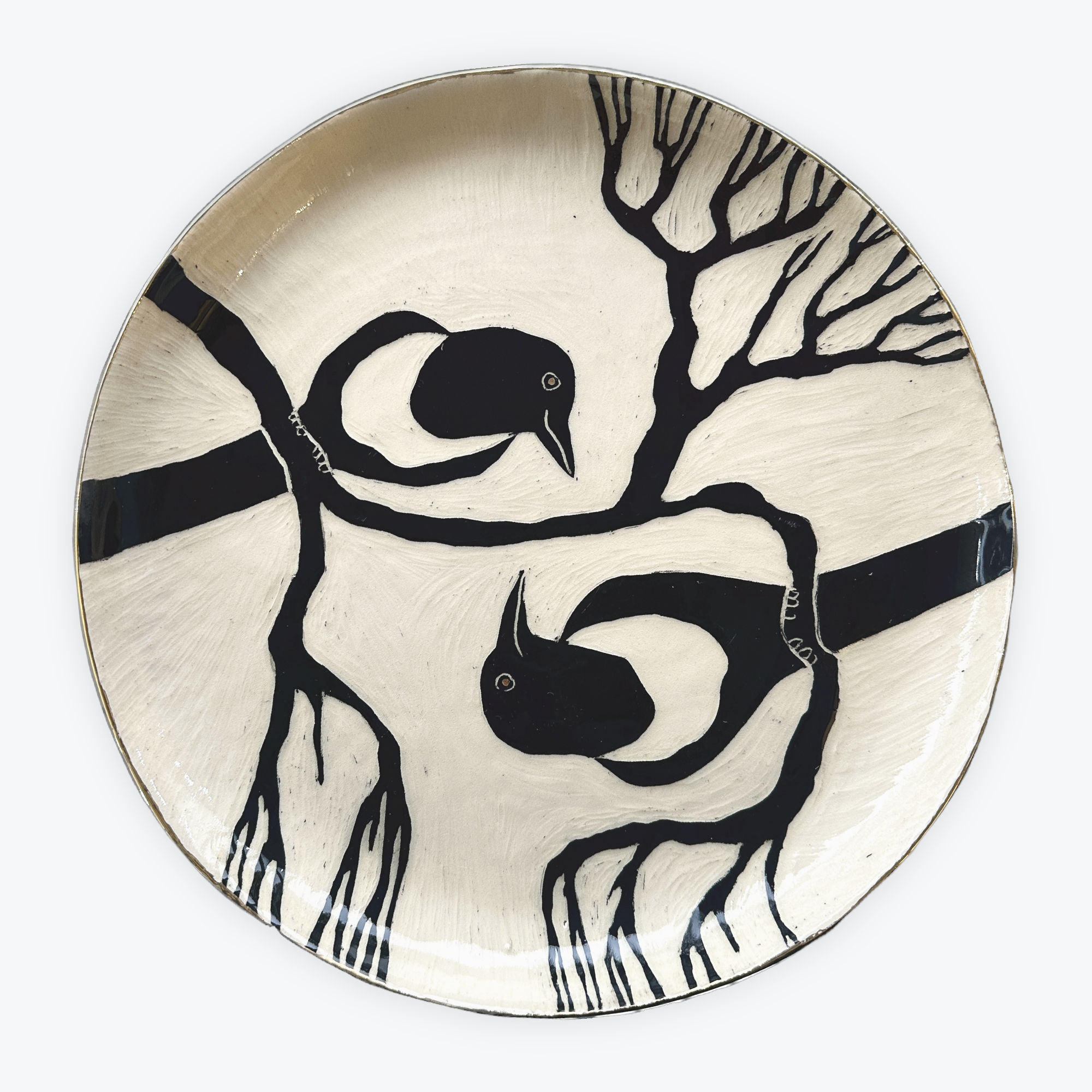 Bridget Brittain, Magpies Chatting, 2025