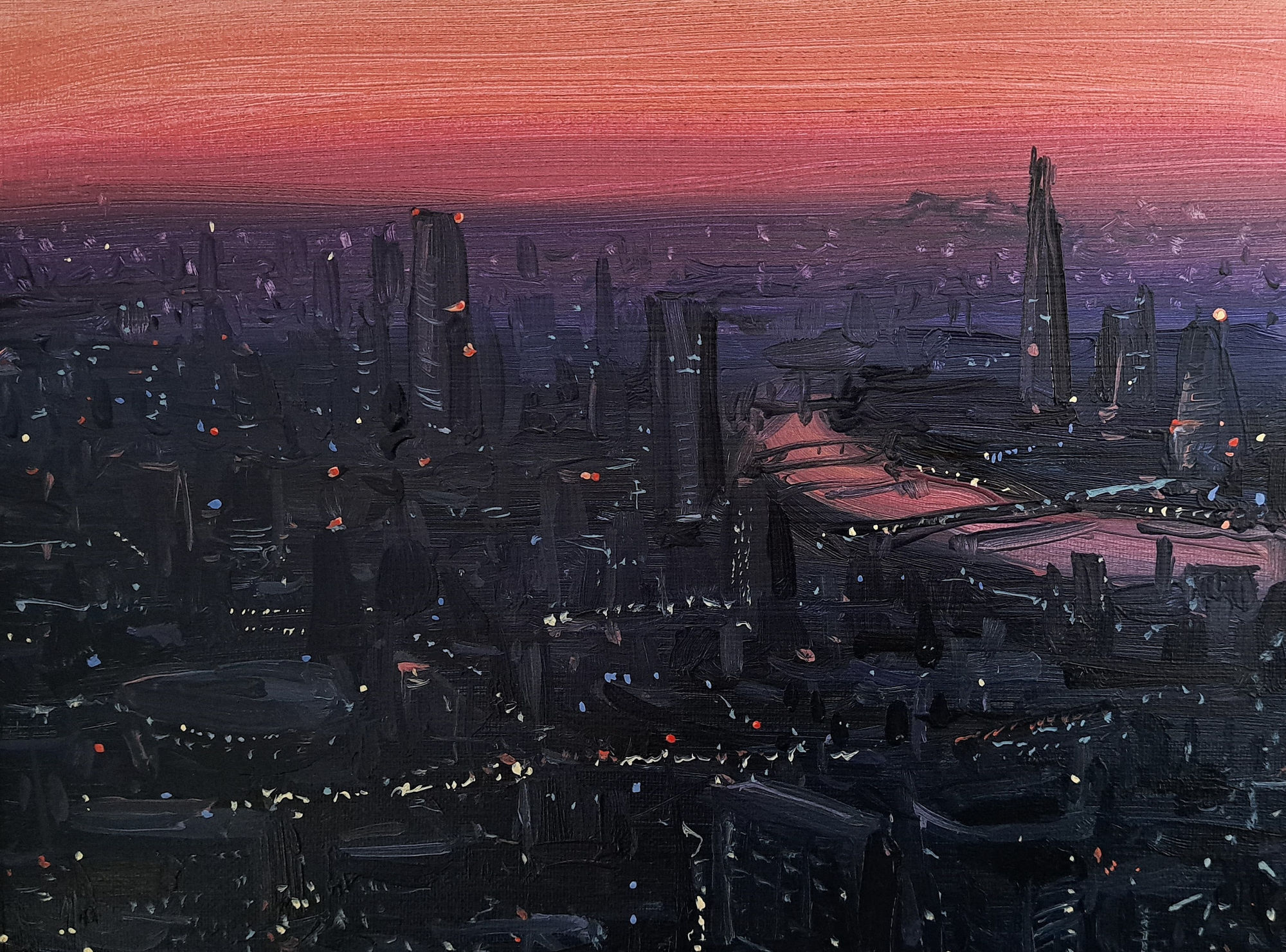 Ciara Roche, Dawn in the City , 2025