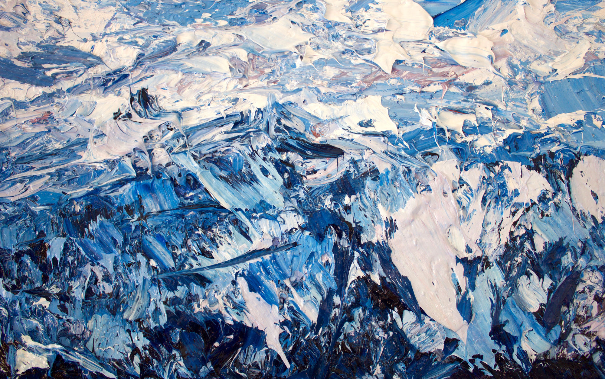 Holly Zandbergen, Richardson Mountains (detail 4), 2017