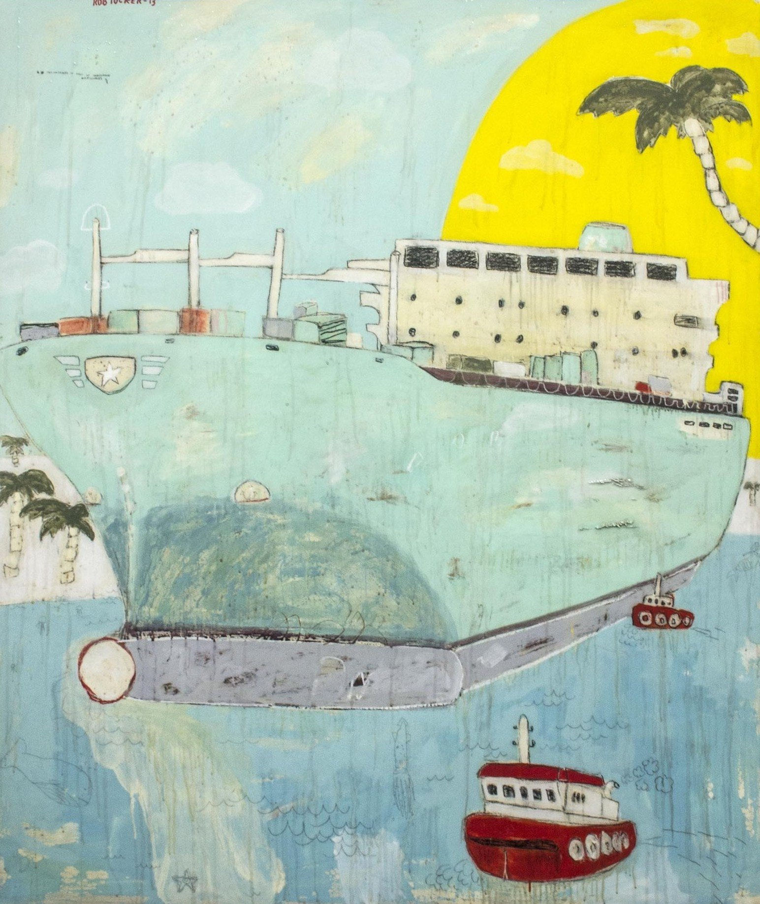 Rob Tucker, this container is full of honeymoon accessories, 2013