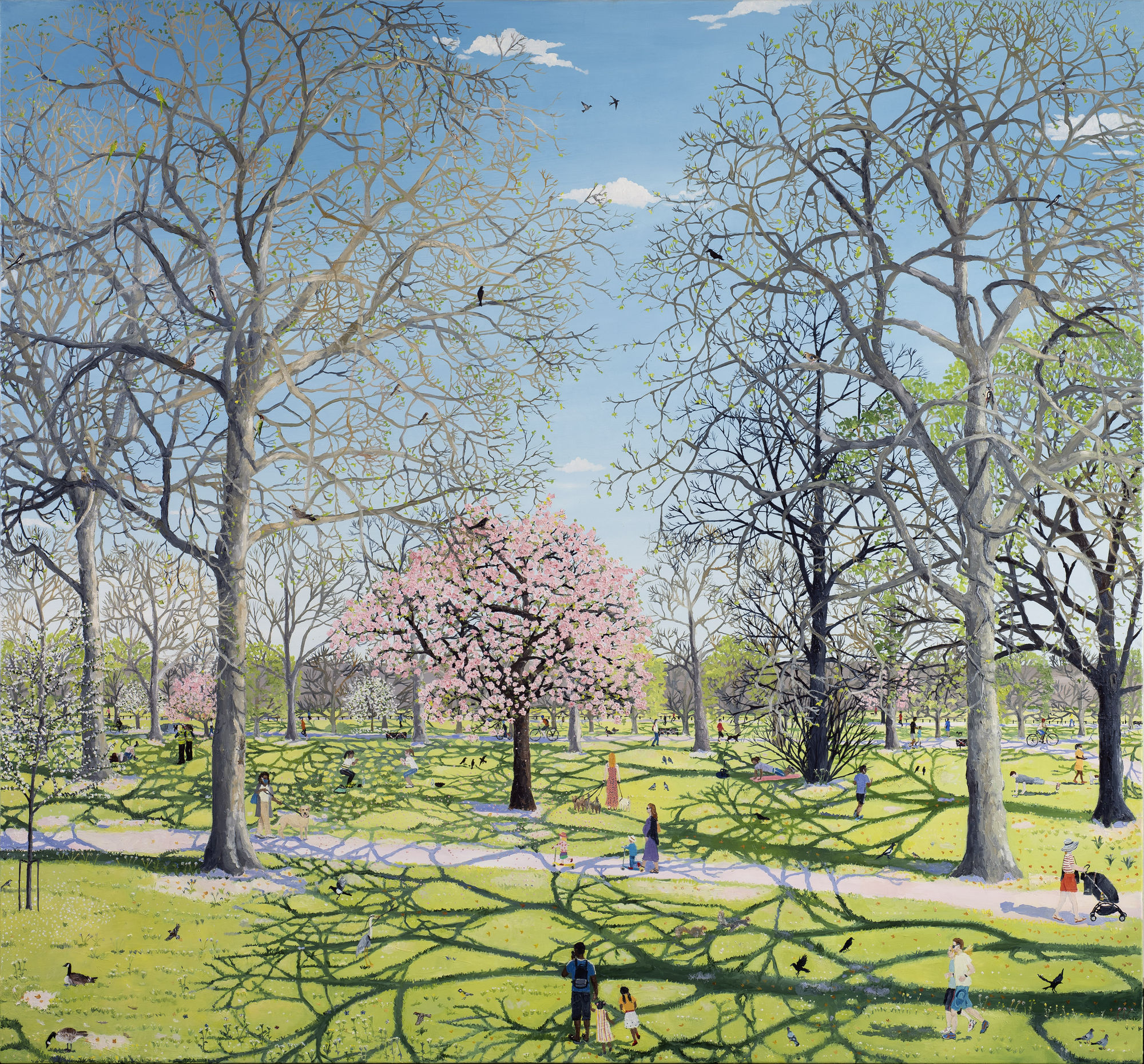 Emma Haworth, Spring Park Cherry Blossom, 2020