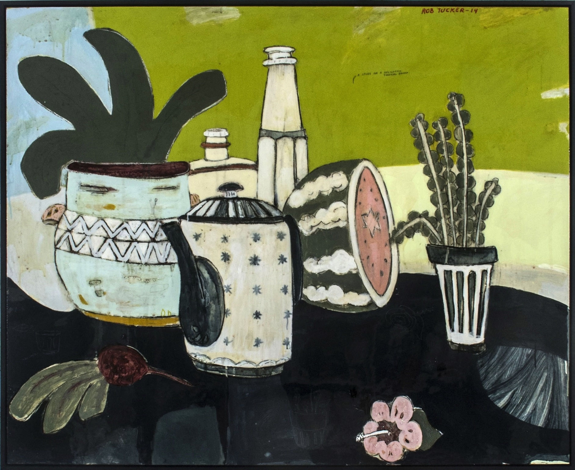 Rob Tucker, A Study for a Delightful Tropical Brunch, 2014