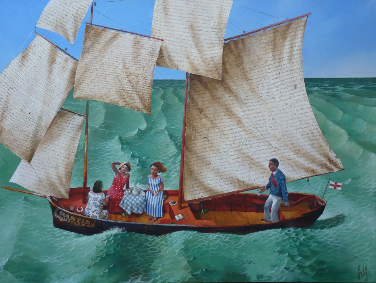 Sylvain Lefebvre, La traversee du "Pastis", 2013