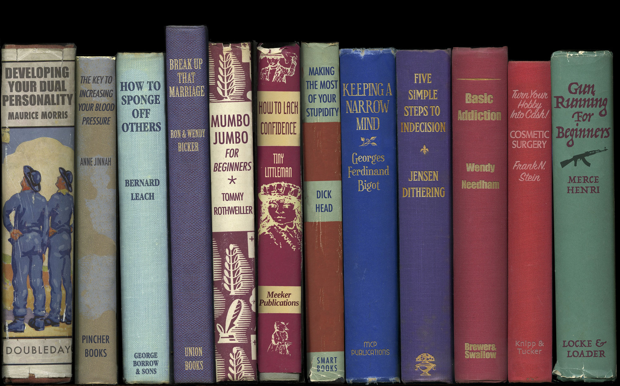 Phil Shaw, Shelf Help (detail), 2017