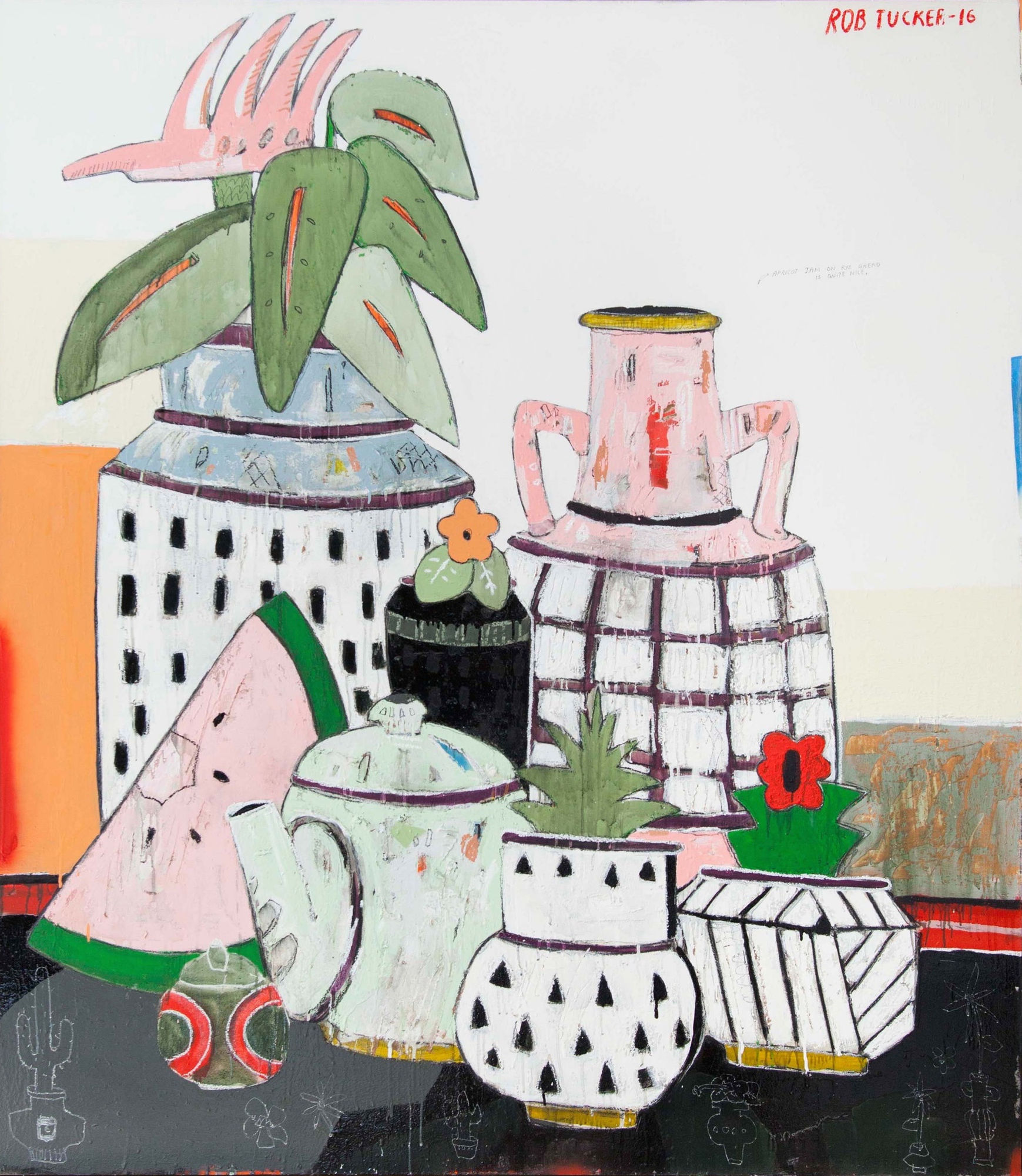 Rob Tucker, Apricot Jam on Rye Bread Is Quite Nice, 2016