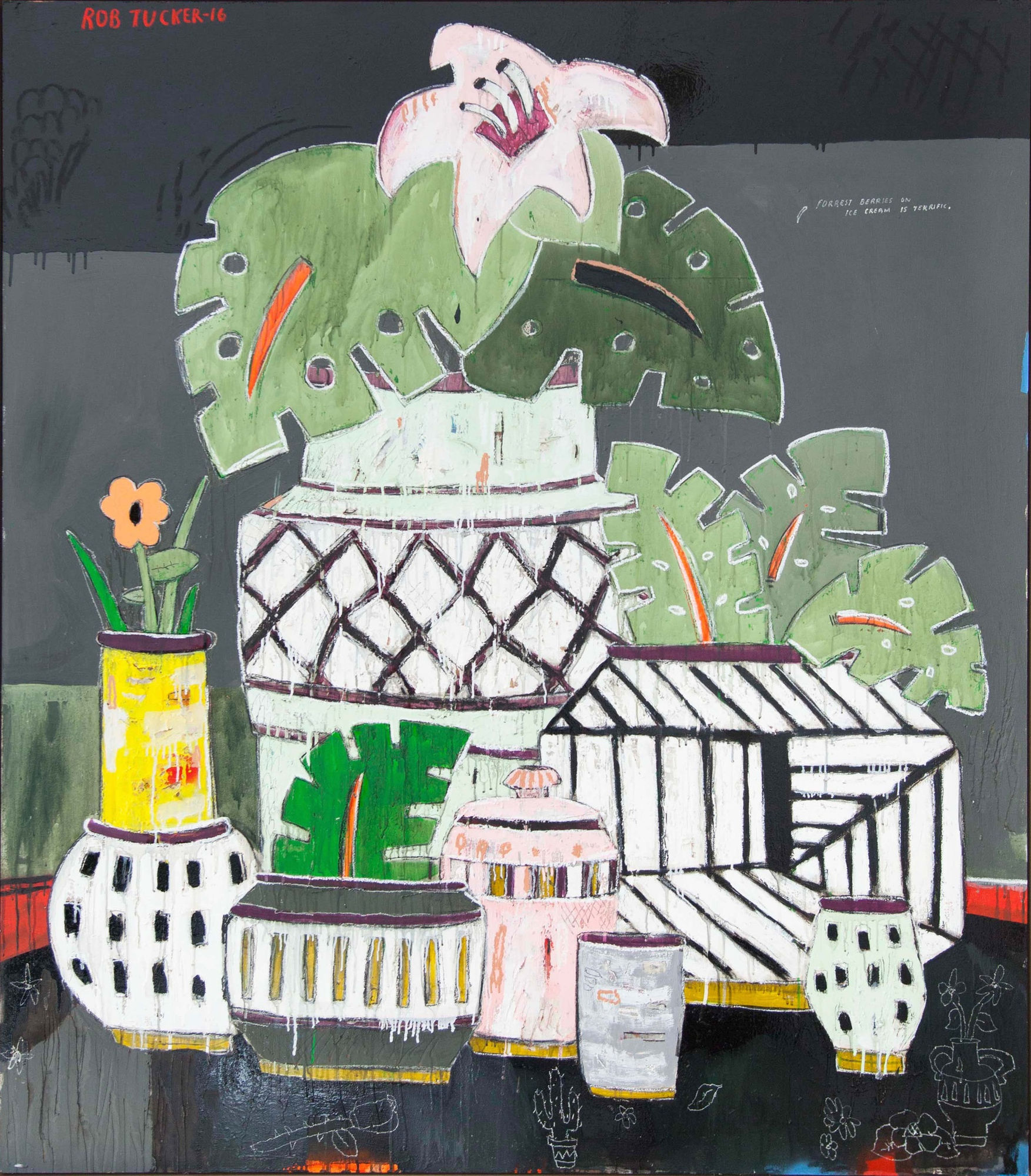 Rob Tucker, Forrest Berries On Ice Cream Is Terrific, 2016