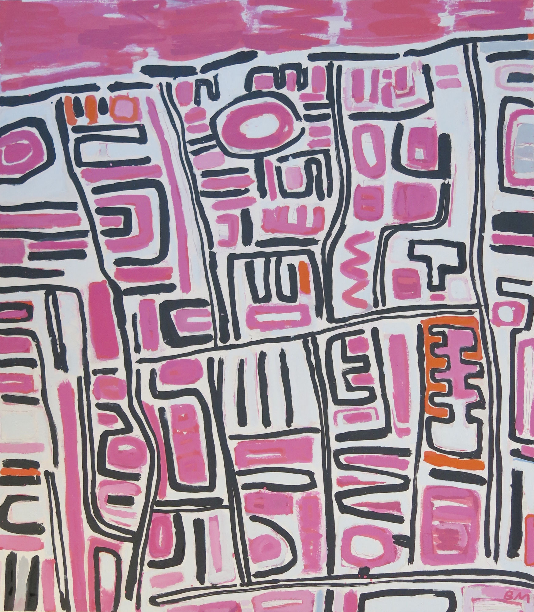 Barbara MacFarlane, London Streets Pink, 2017