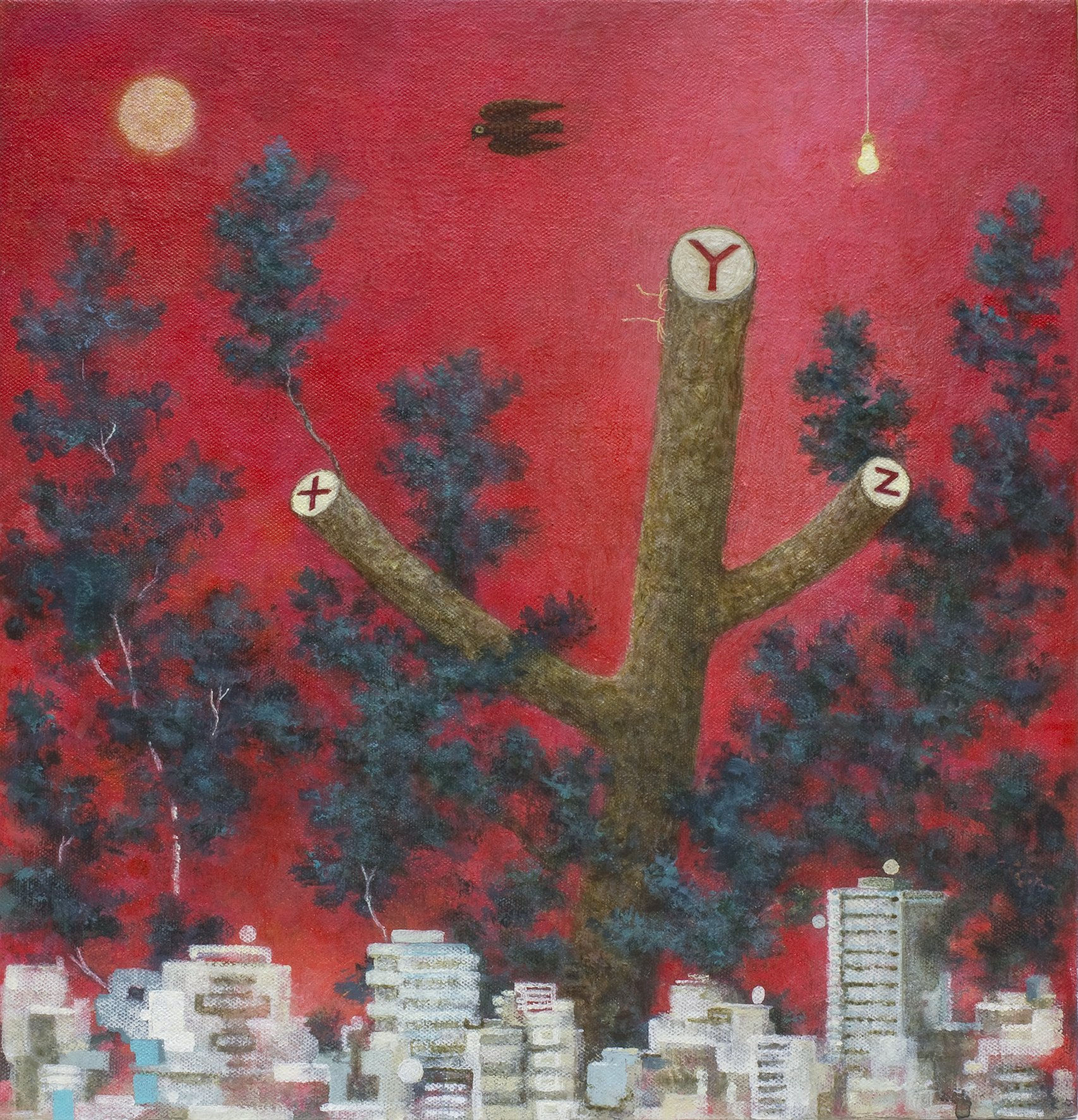 Alasdair Wallace, XYZ, 2013