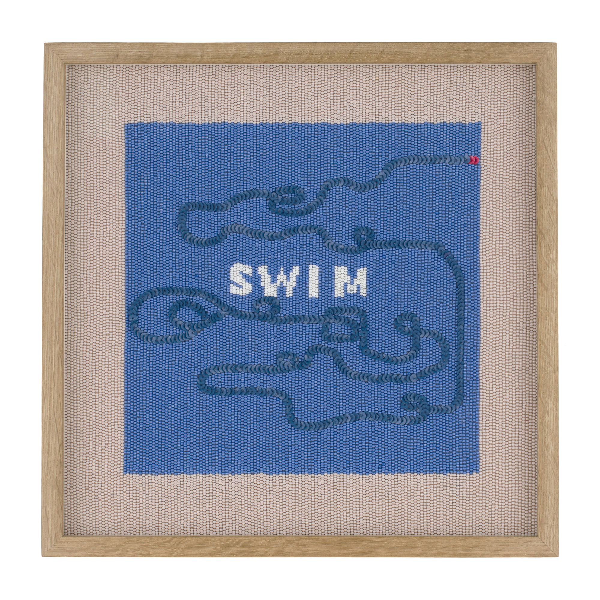 Rose Blake, Swim (Hampstead Heath Eating Grilled Fish), 2018