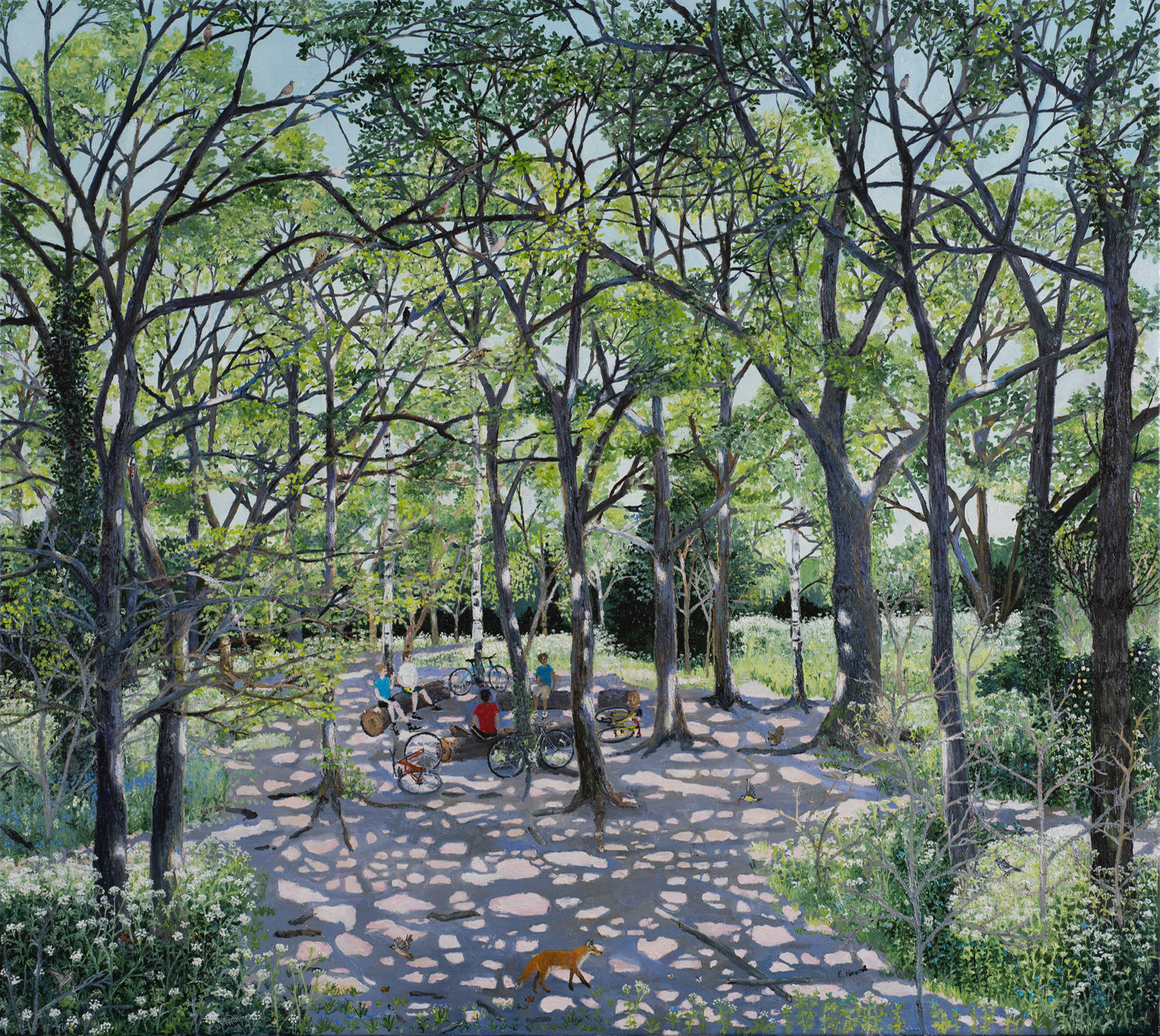 Emma Haworth, The Meeting Summer Wood, 2020