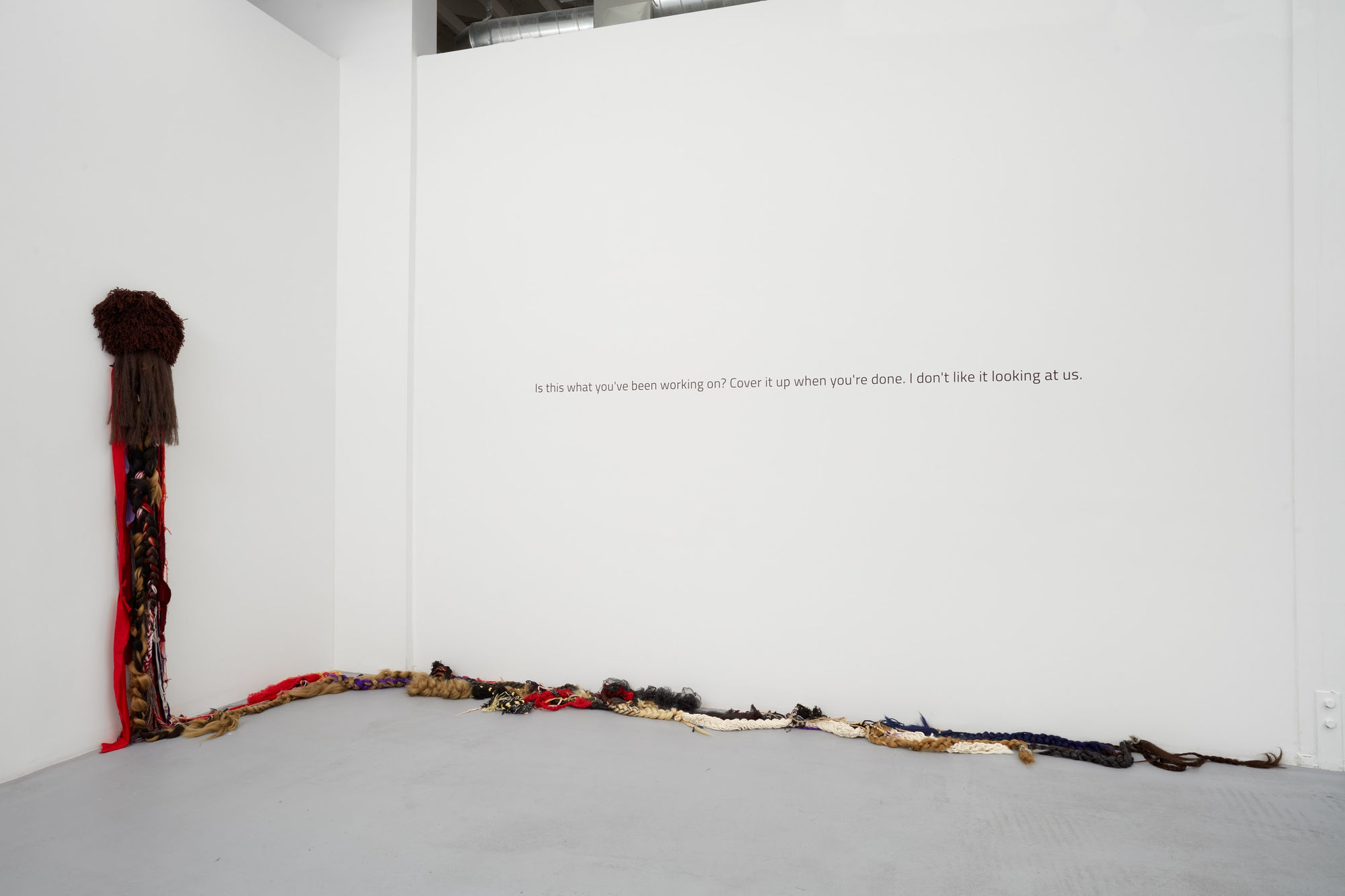 Rawan Abbas, I Cut It So It Doesn't Break My Neck, 2024