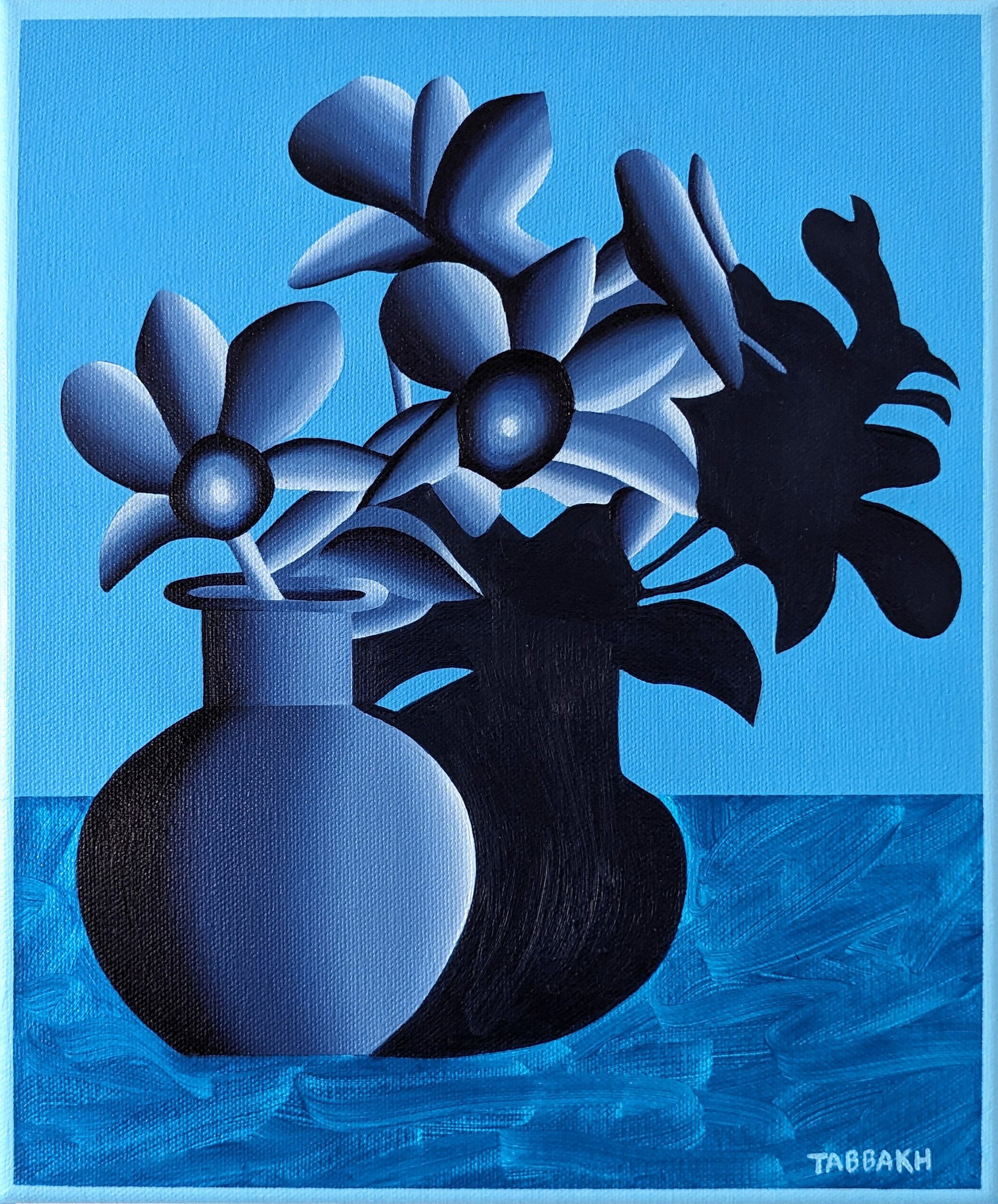 Cathy Tabbakh, Ombres et Bleus, 2023