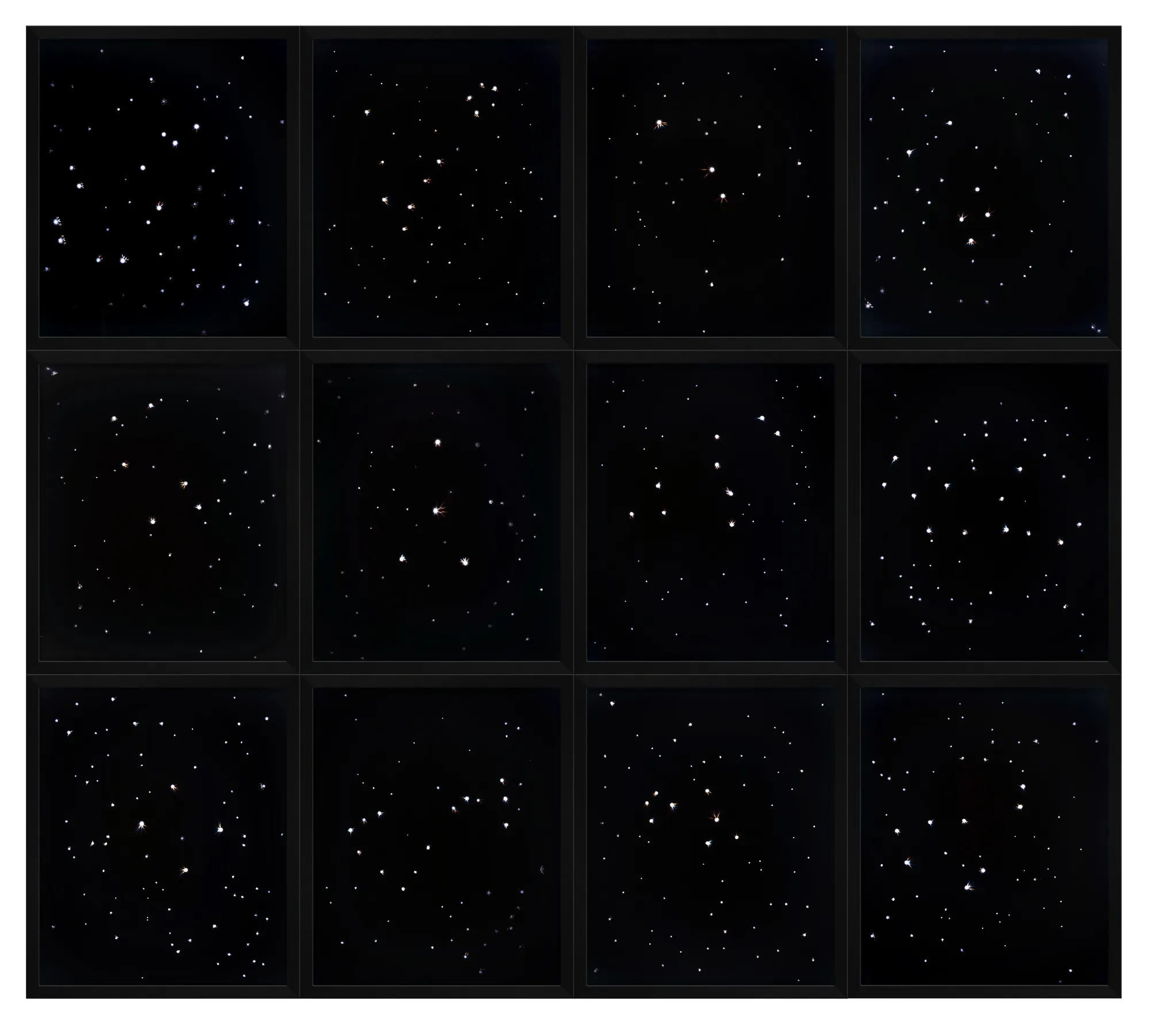 Rob and Nick Carter, 12 Diamond Photograms, 2011