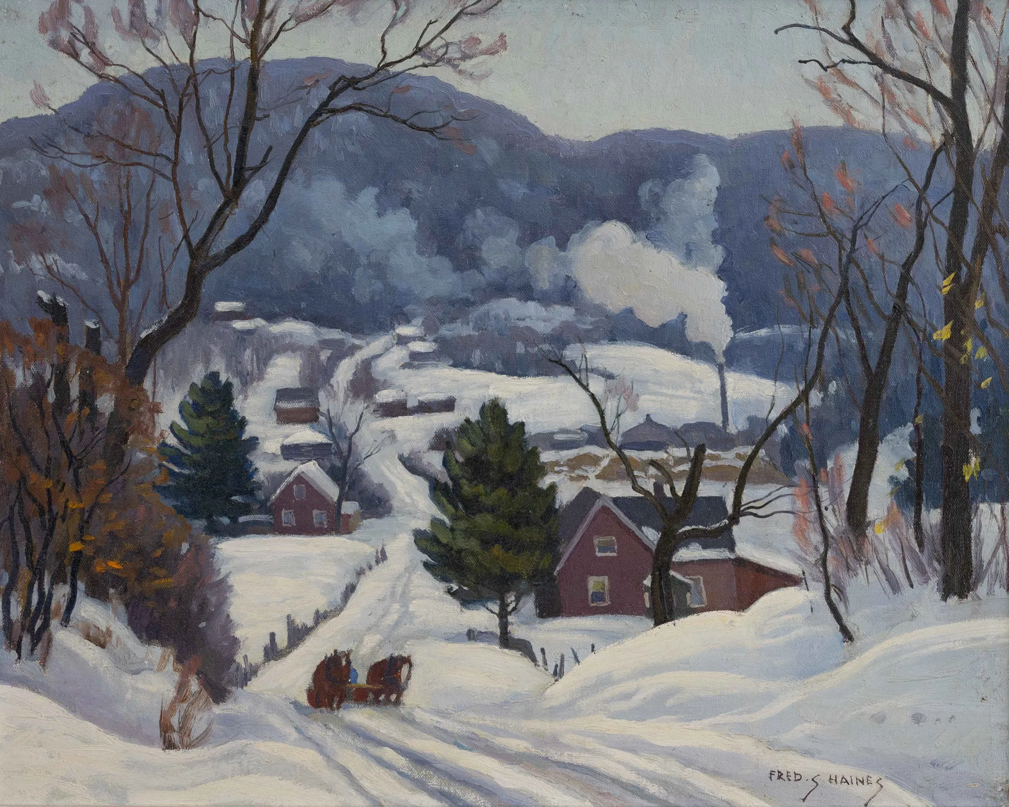 Frederick Stanley Haines, The Uphill Climb, c 1940
