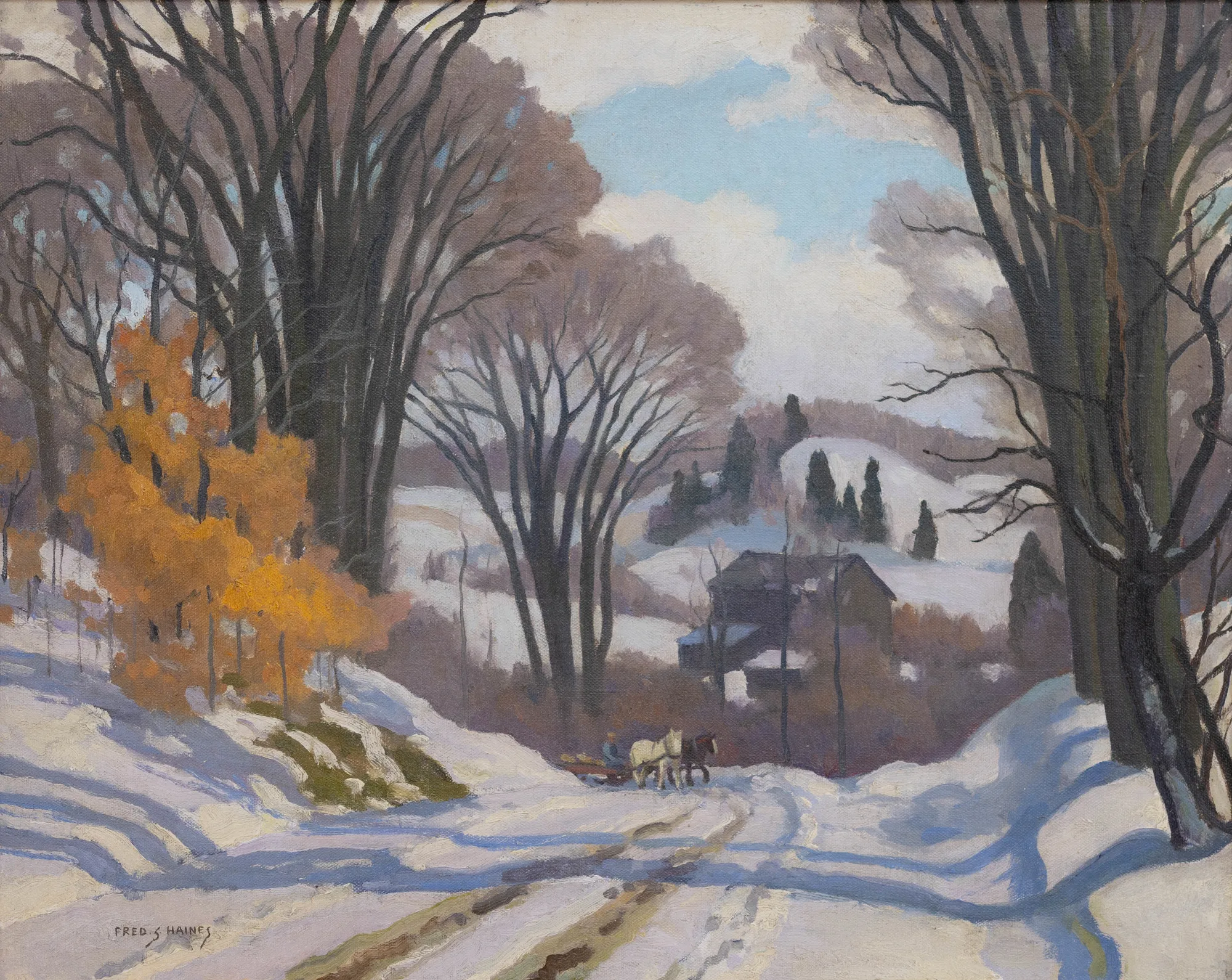 Frederick Stanley Haines, Burns Farm, Caledon, c 1940