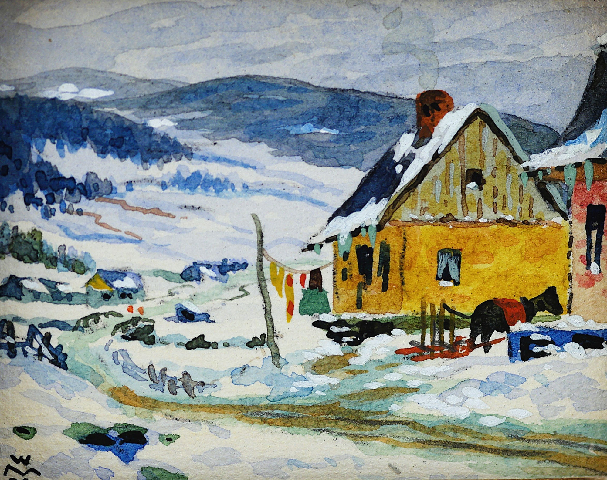 Willard Morse Mitchell, French Habitant Homes in the Laurentians