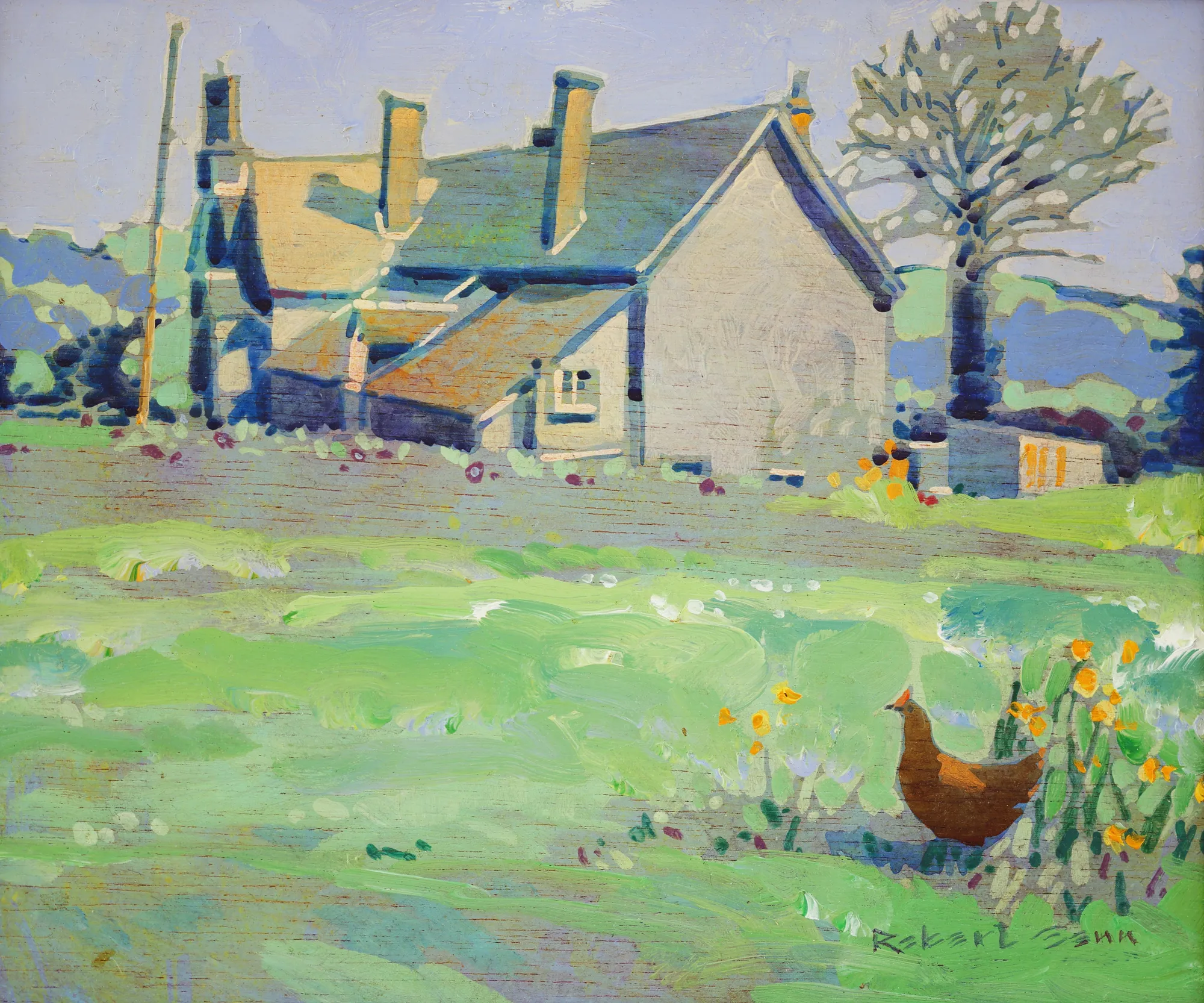 Robert Genn, Cadbury Farm, Devonshire, c 1975
