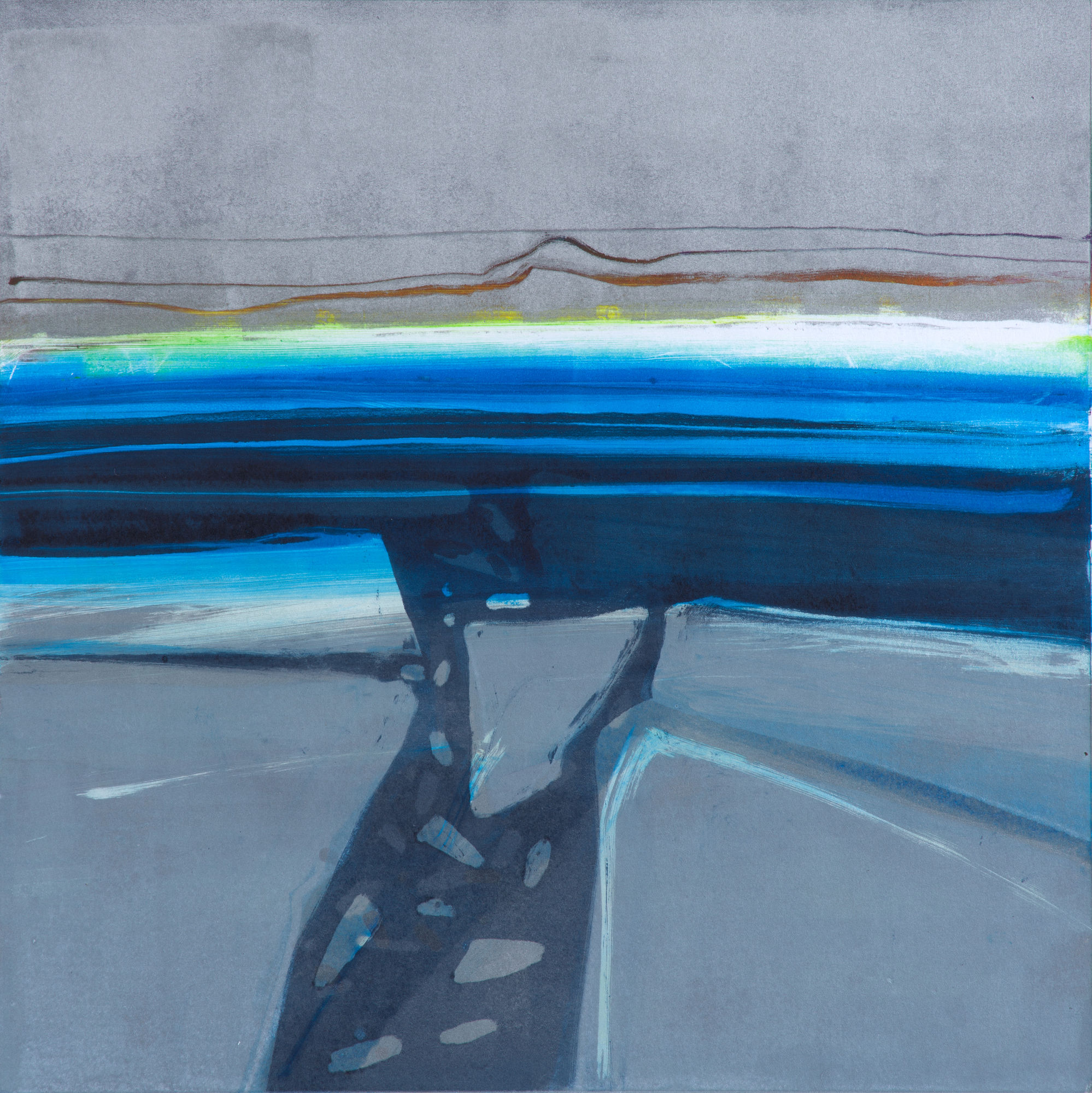 Barbara Rae RSA, Dark Floes - Peel Sound