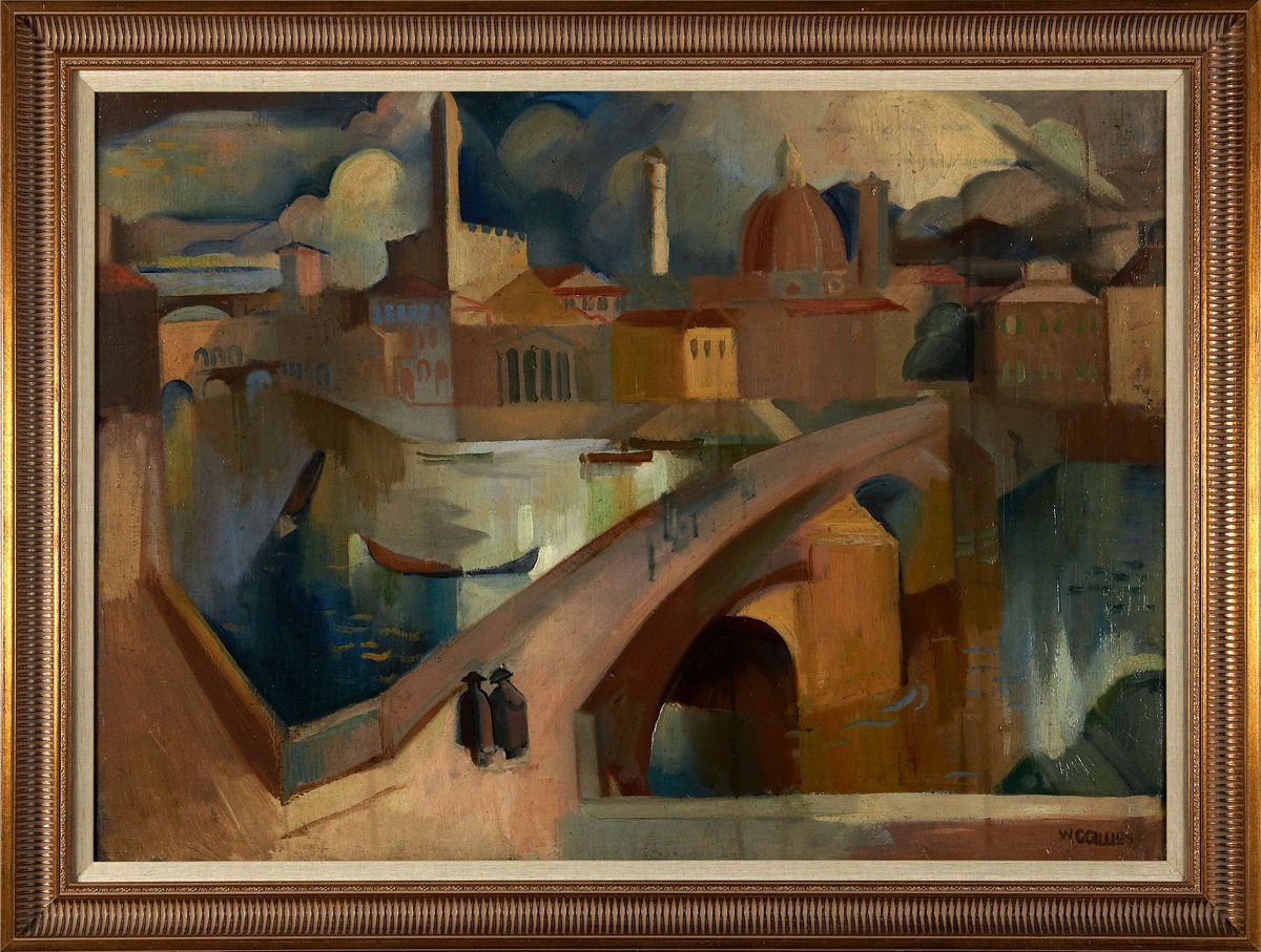 William Gillies RSA, Florence, 1924