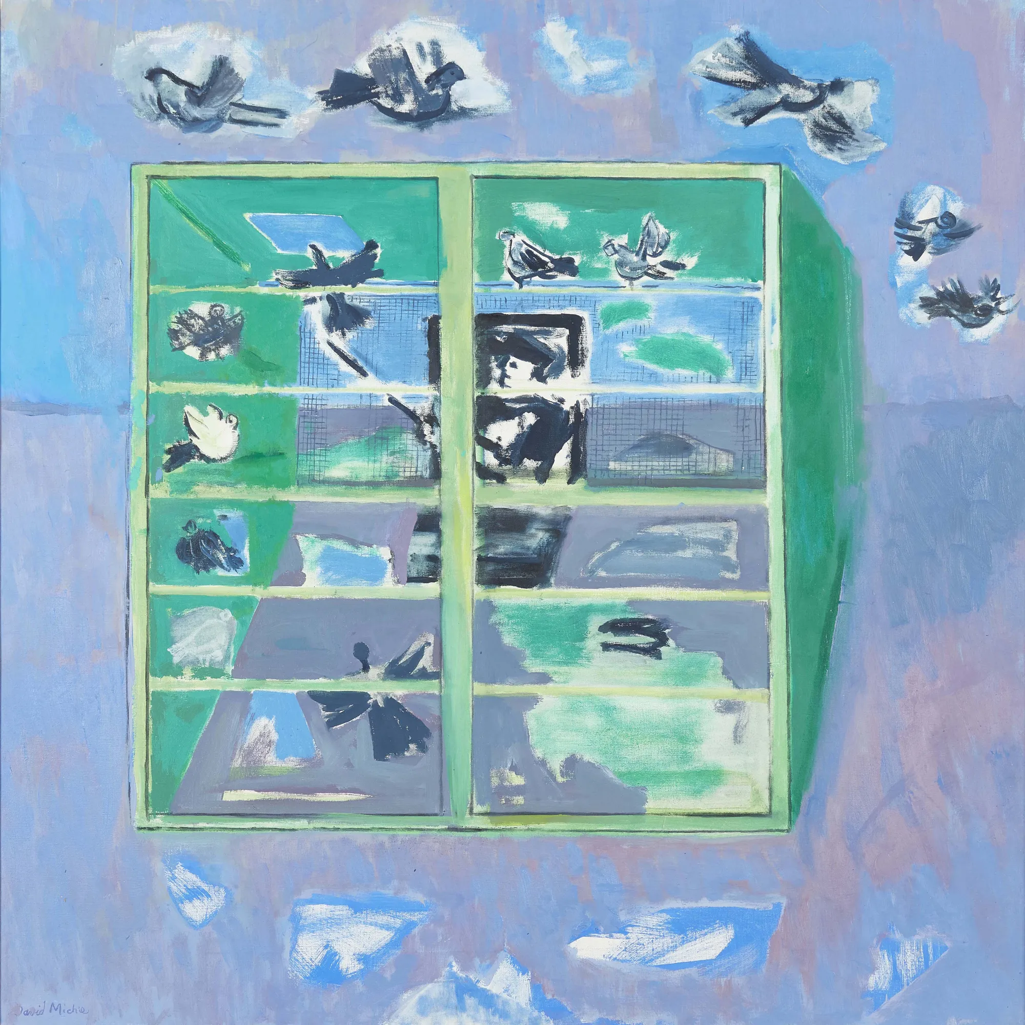 David Michie RSA, Setting the Pigeons Free, Belgrade II, 1979