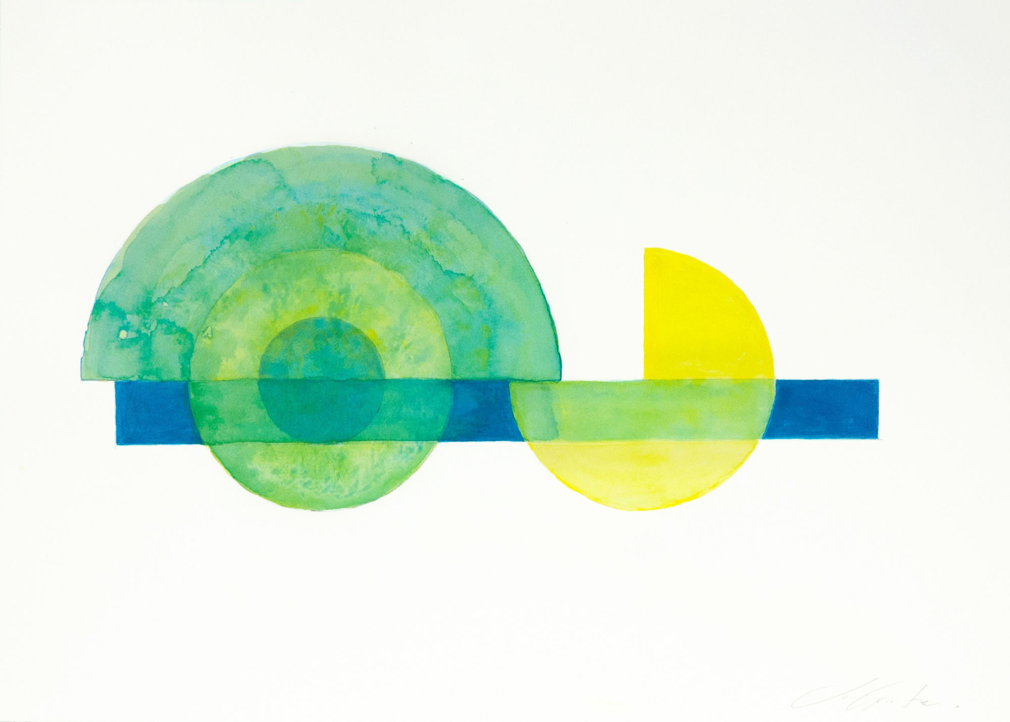Jo Ganter RSA, Green Blue Yellow I