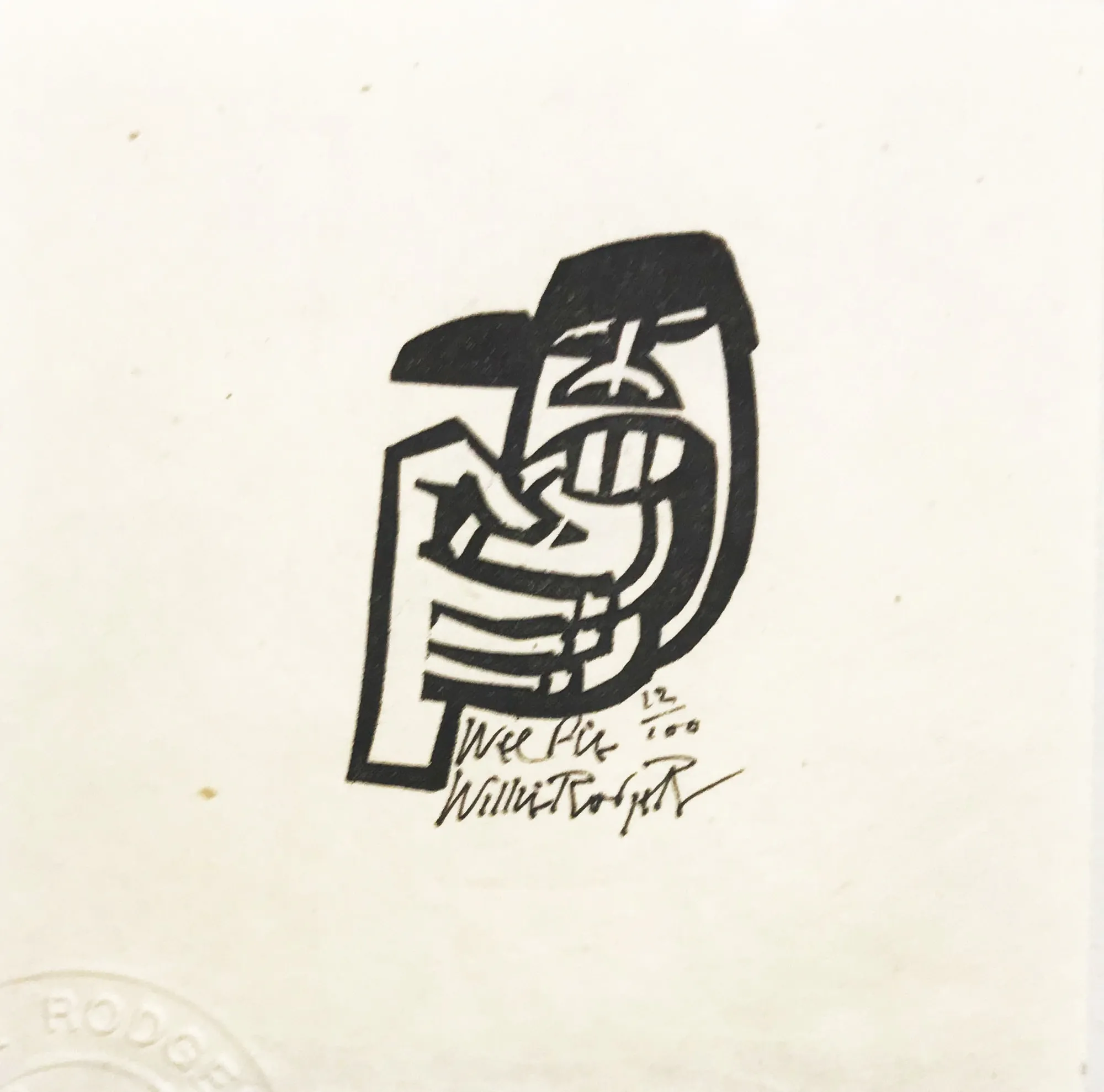 Willie Rodger RSA, Wee Pie, 2003