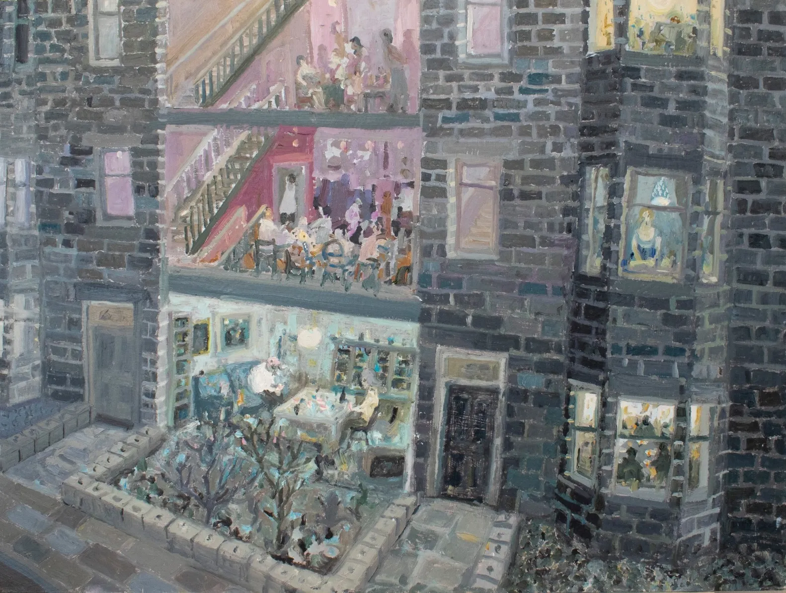 Robbie Bushe RSA, Albury Road Card Players, 2020