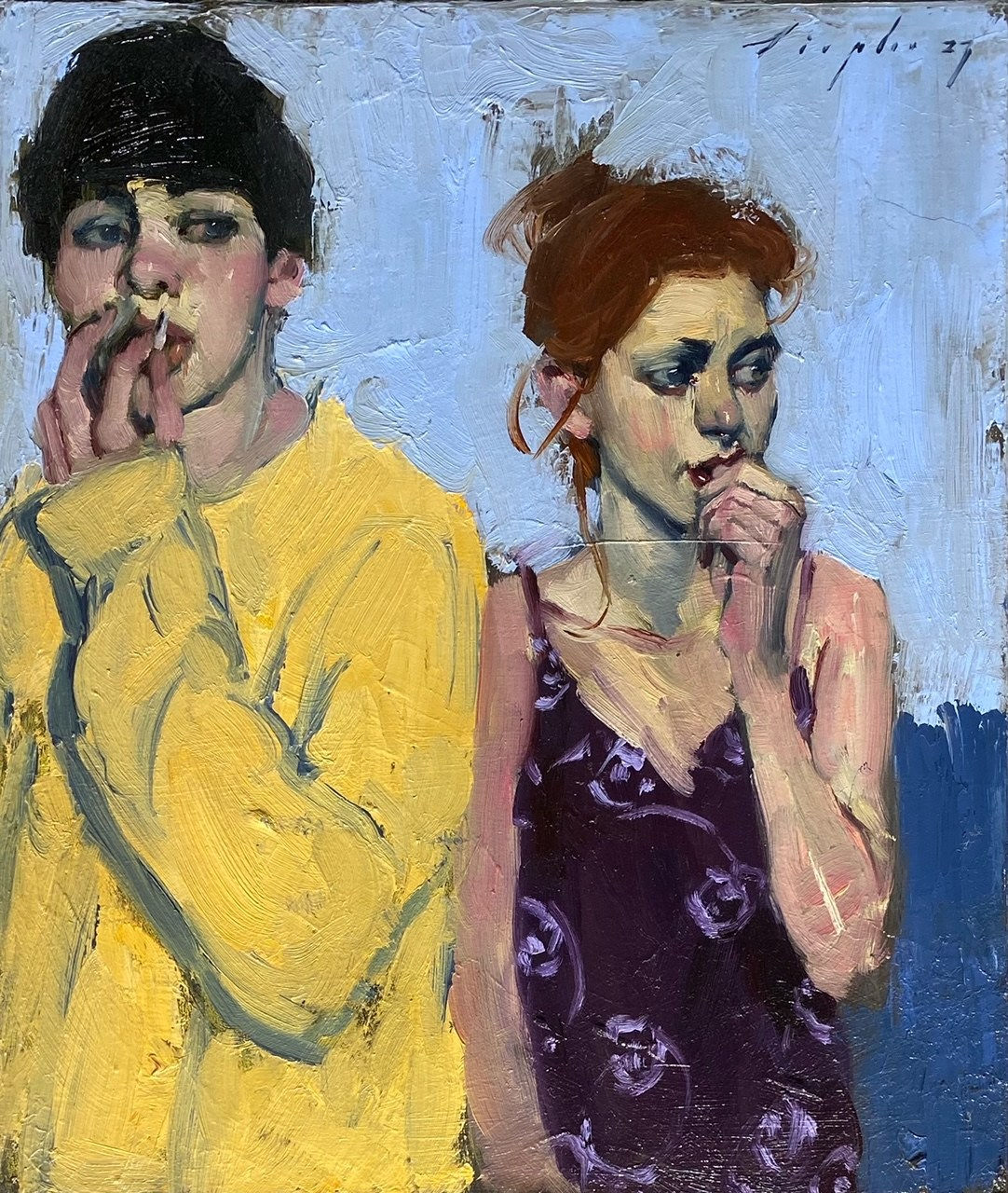 Malcolm Liepke, Two Street Kids, 2023