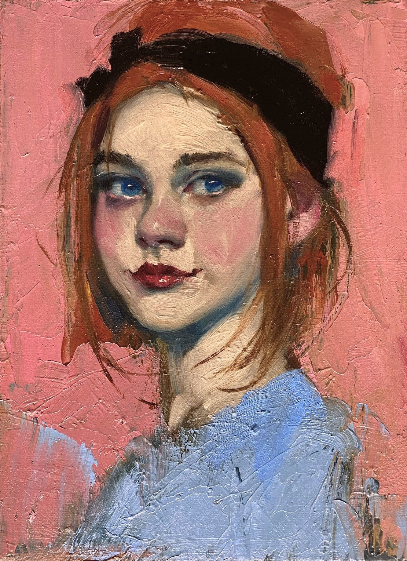 Malcolm Liepke, Black Bandana, 2023