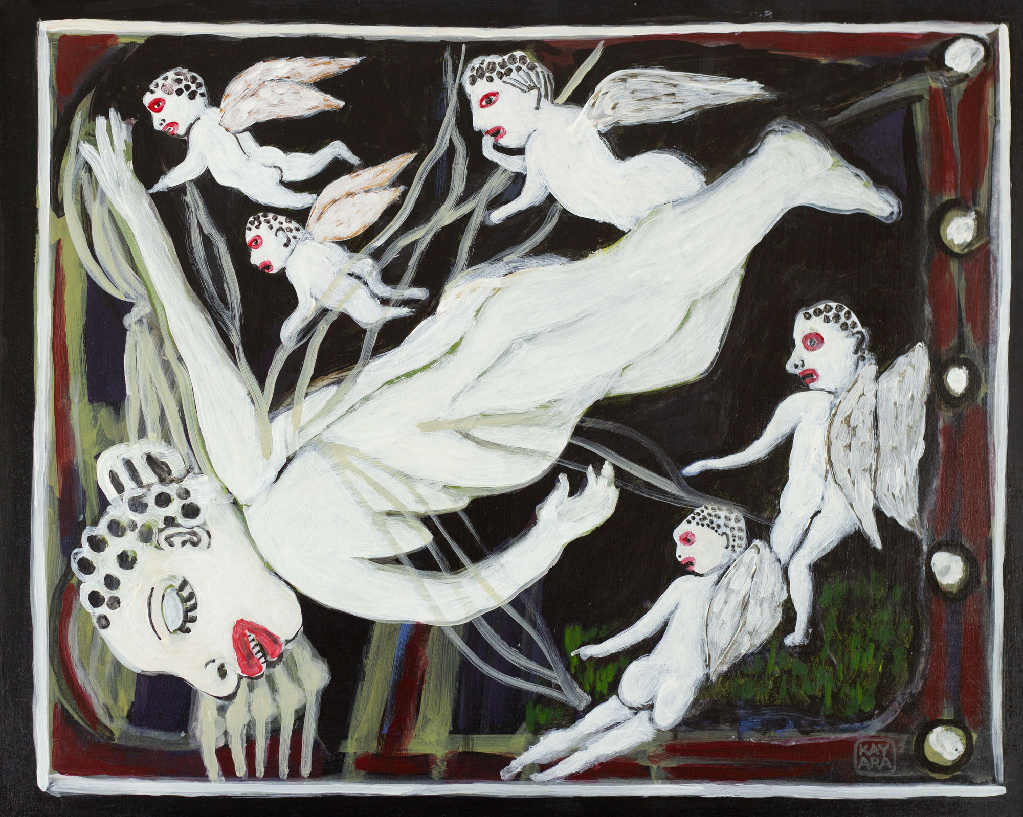 Kay Le Seelleur Ara, Angel with Broken Wings, 2023