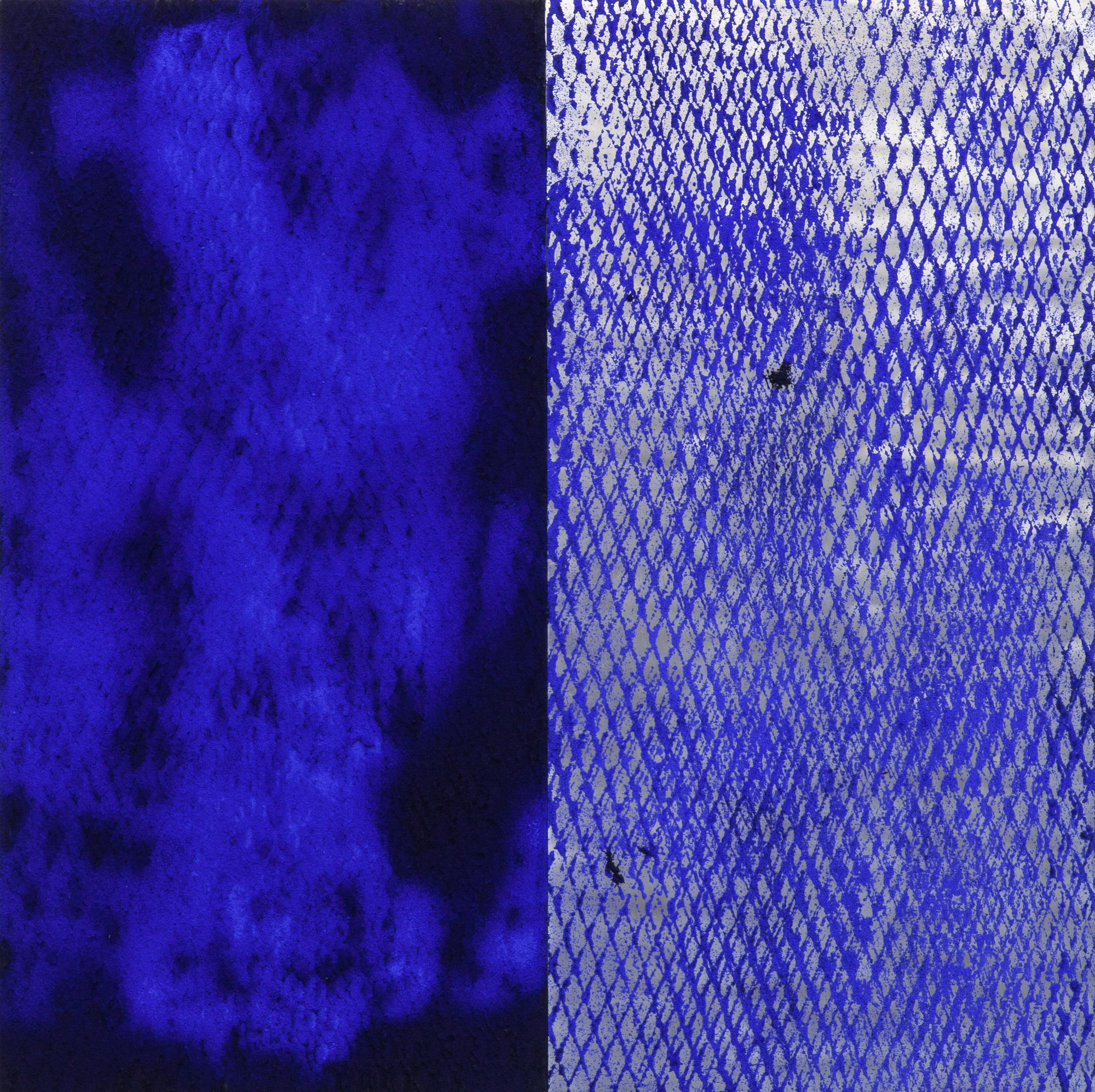 Clemens Wolf, Expanded Metal Pigment Painting, 2019