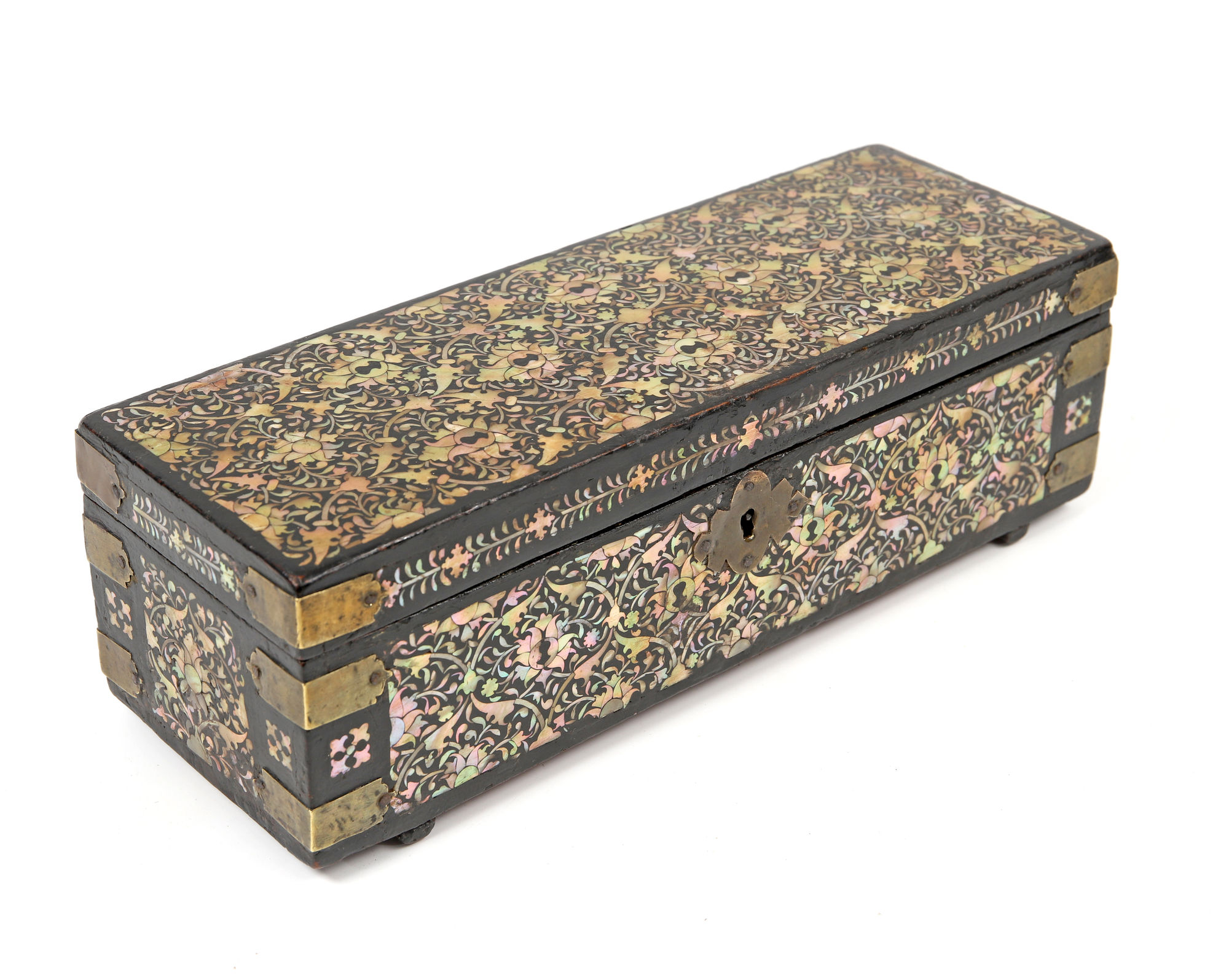 Caixa de escrita Indo-portuguesa / Pen case (qalamdan), Século XVI