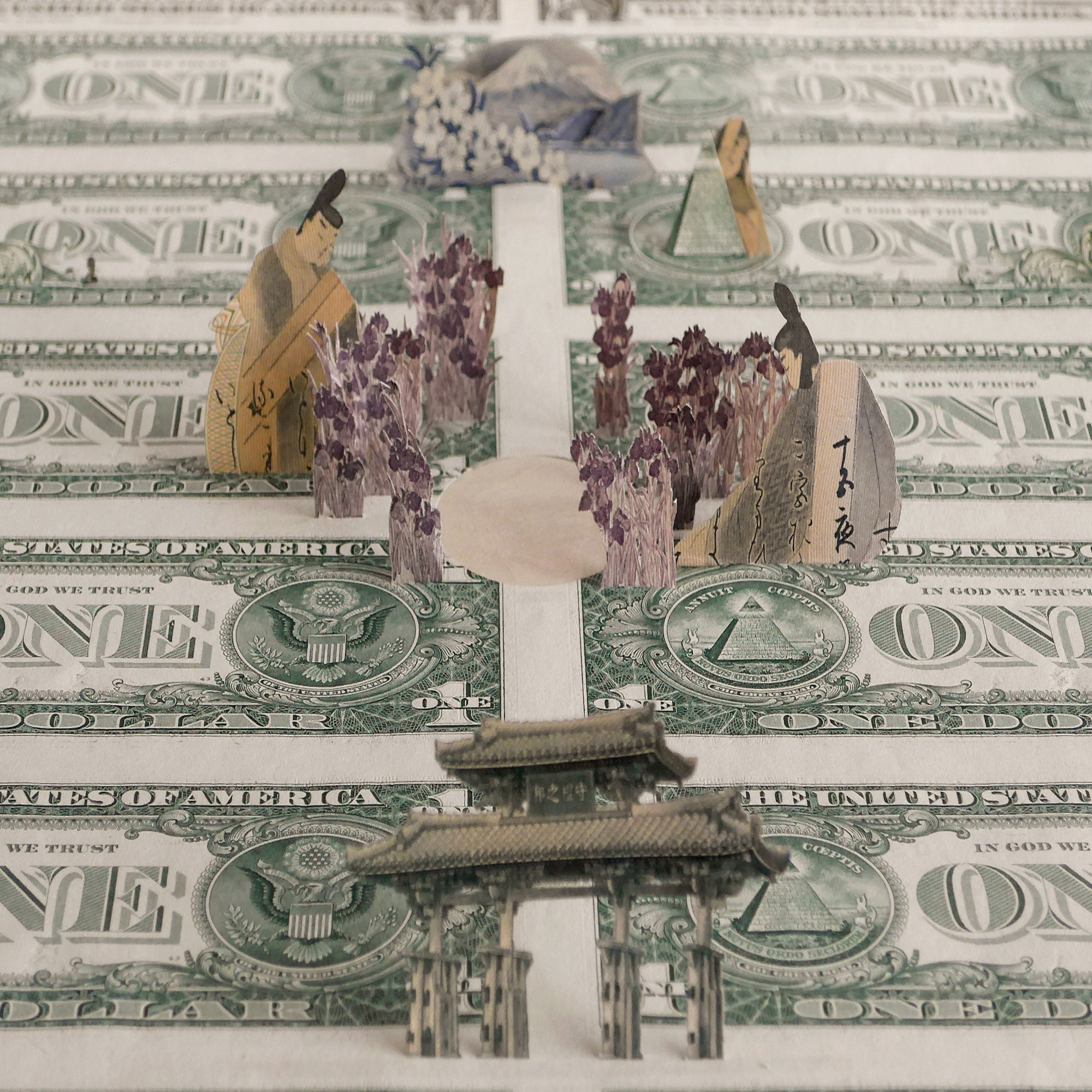 Abdullah M. I. Syed, Moneyscape-II: Japan and USA, 2016