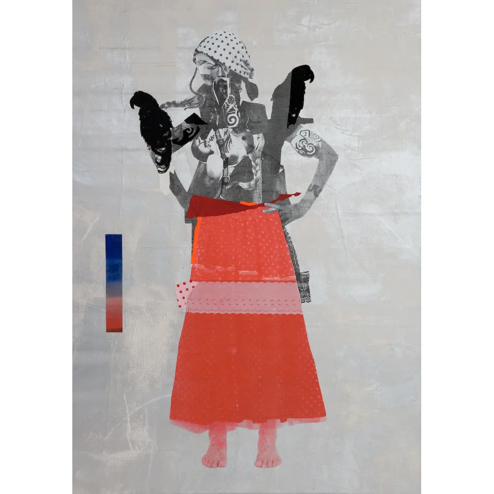 Sally Smart, The Exquisite Pirate (red/skirt/parrot), 2008