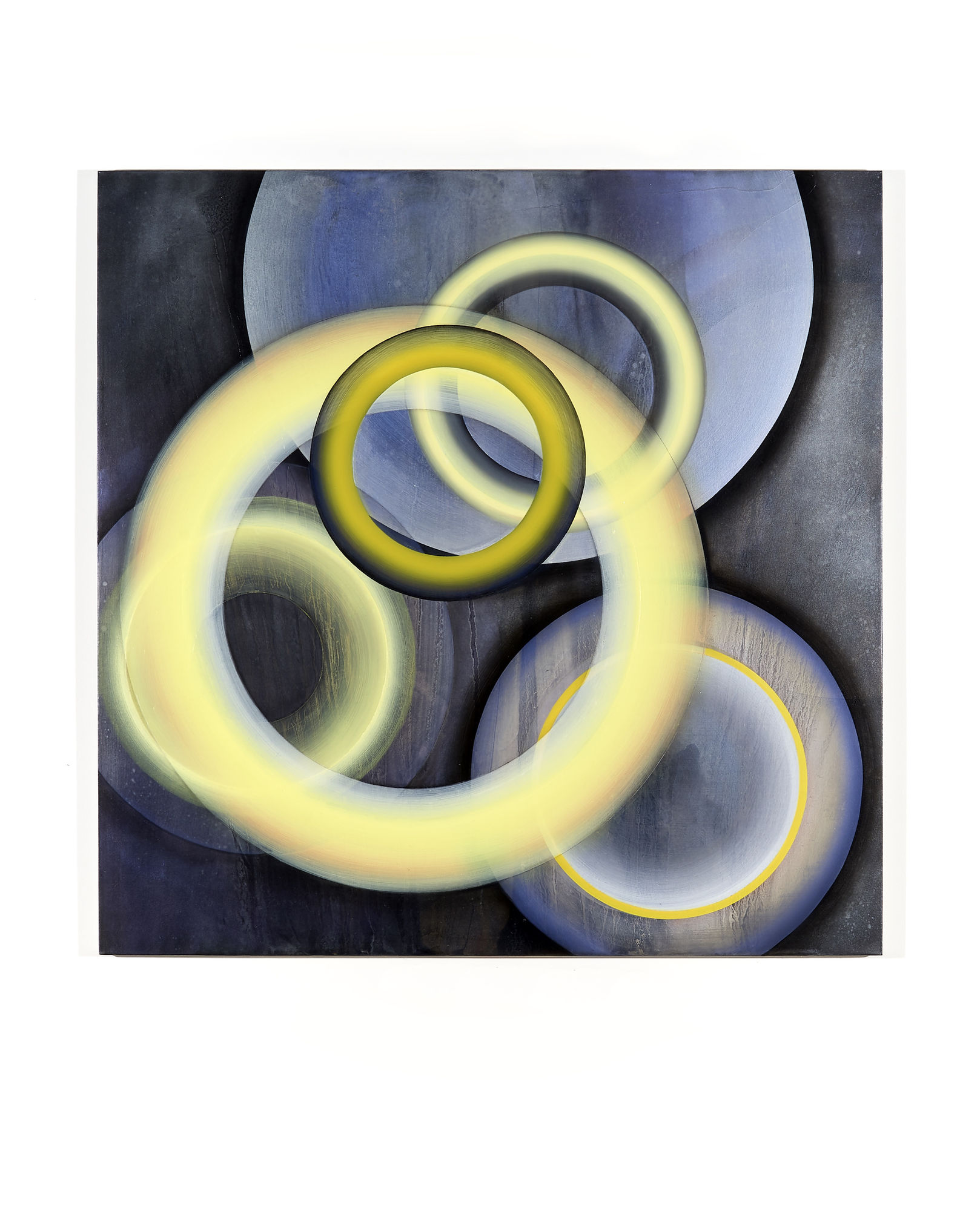 Marion Borgelt, Exploding Stars with Naples Yellow, 2018