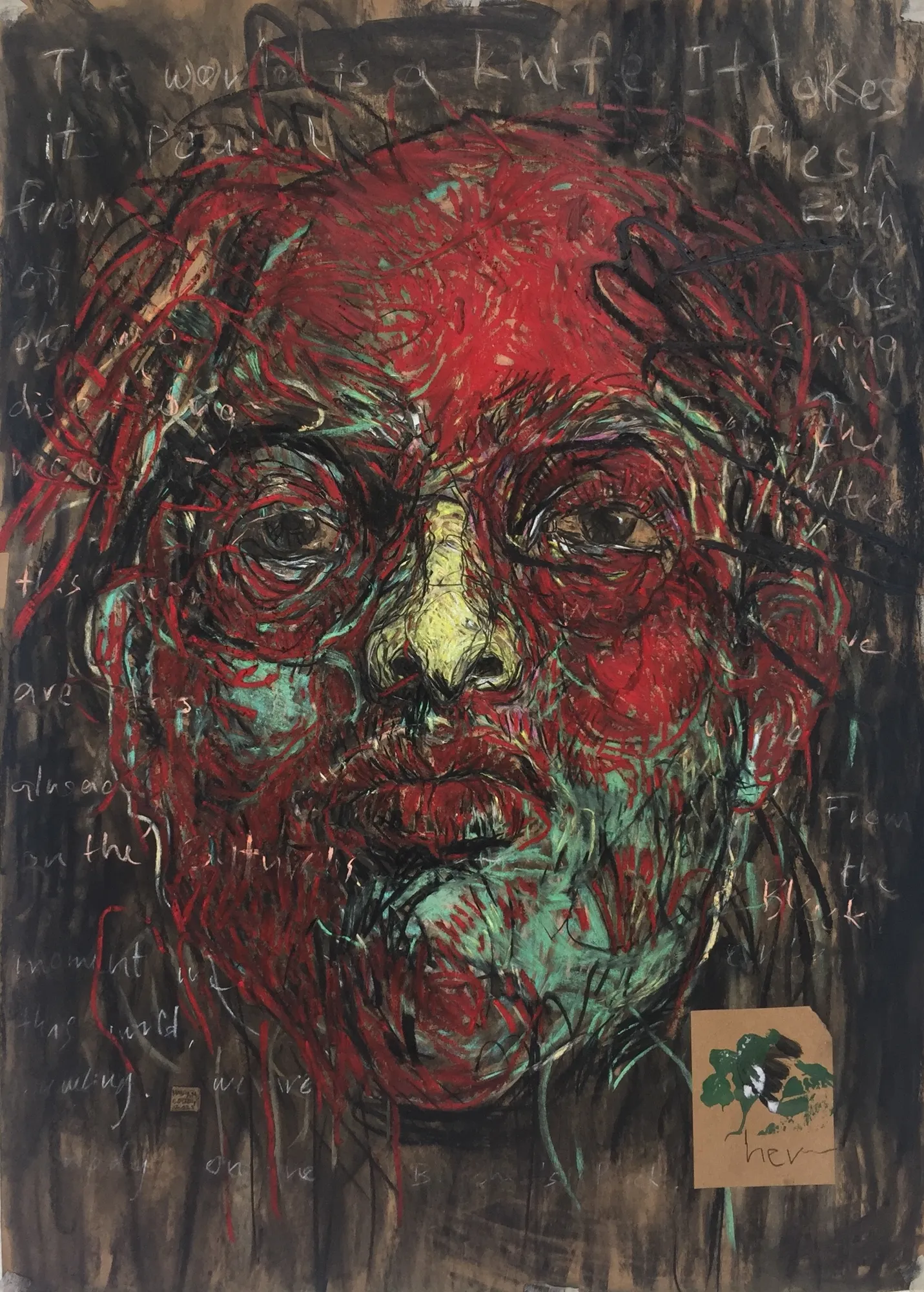 Hashan Cooray, The World is a Knife I, 2021