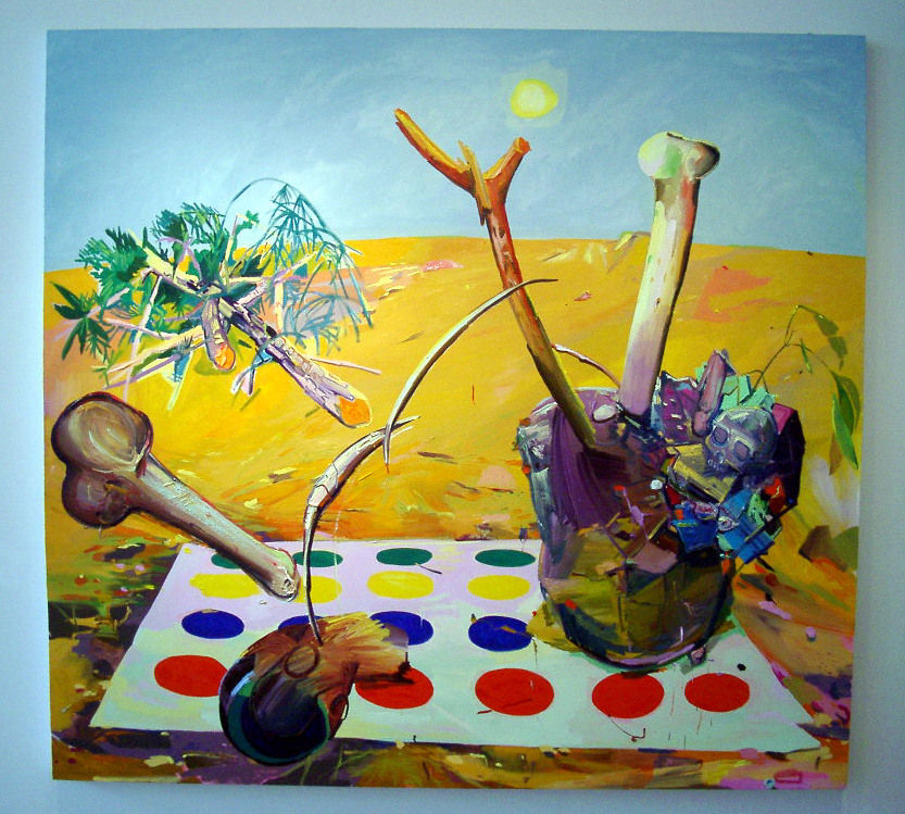 Dana Schutz, Twister Mat, 2003