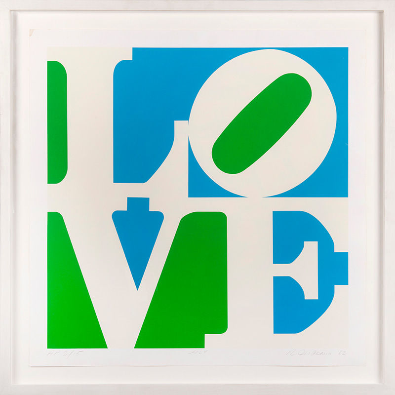 Robert Indiana, Lily, from A Garden of Love, 1982