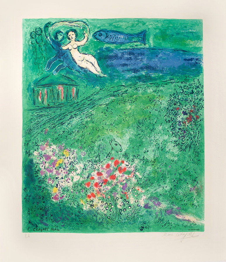 Marc Chagall, Le Verger (Mourlot Charles Sorlier 44), 1973