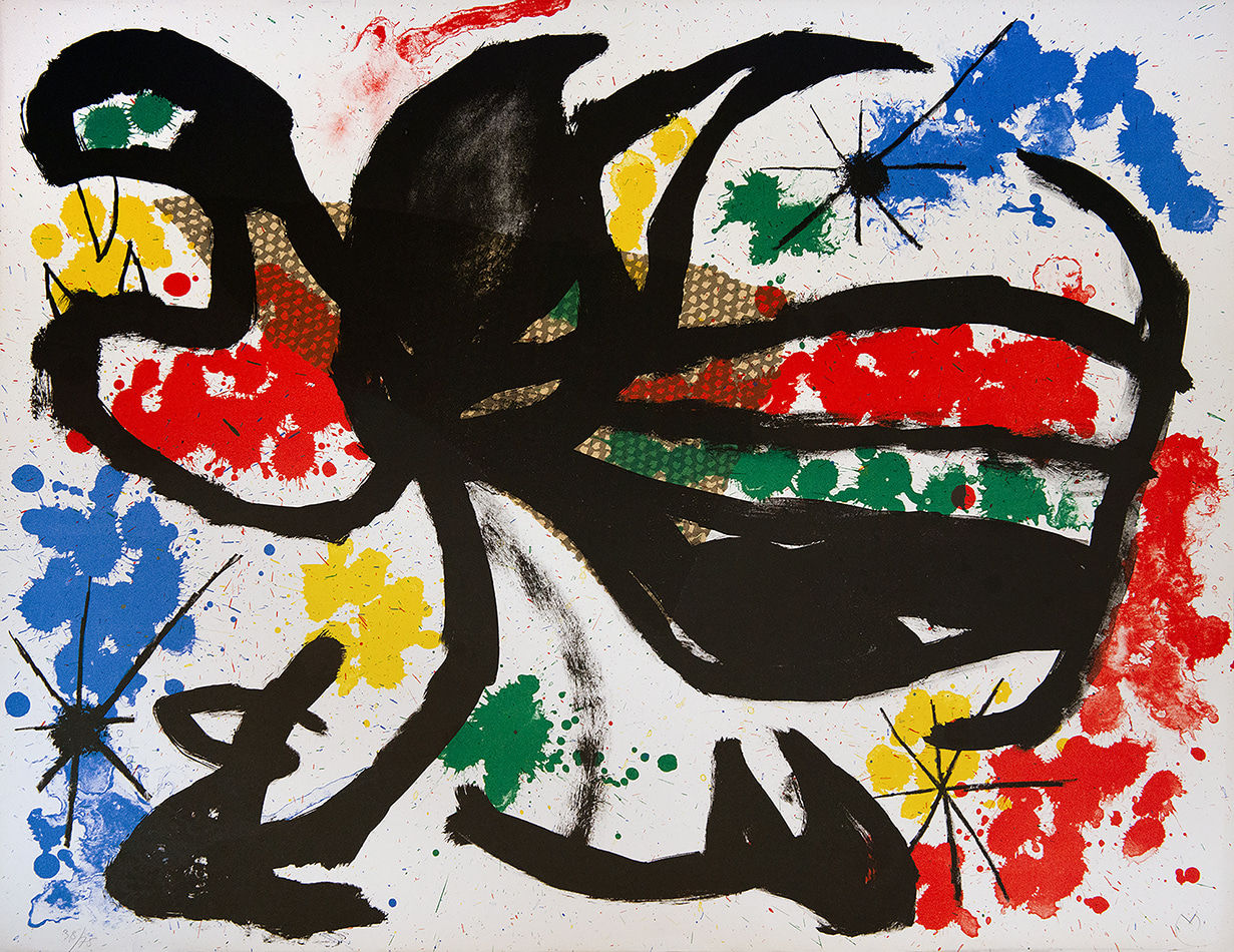 Joan Miró, Plate III, from Album 19, 1961